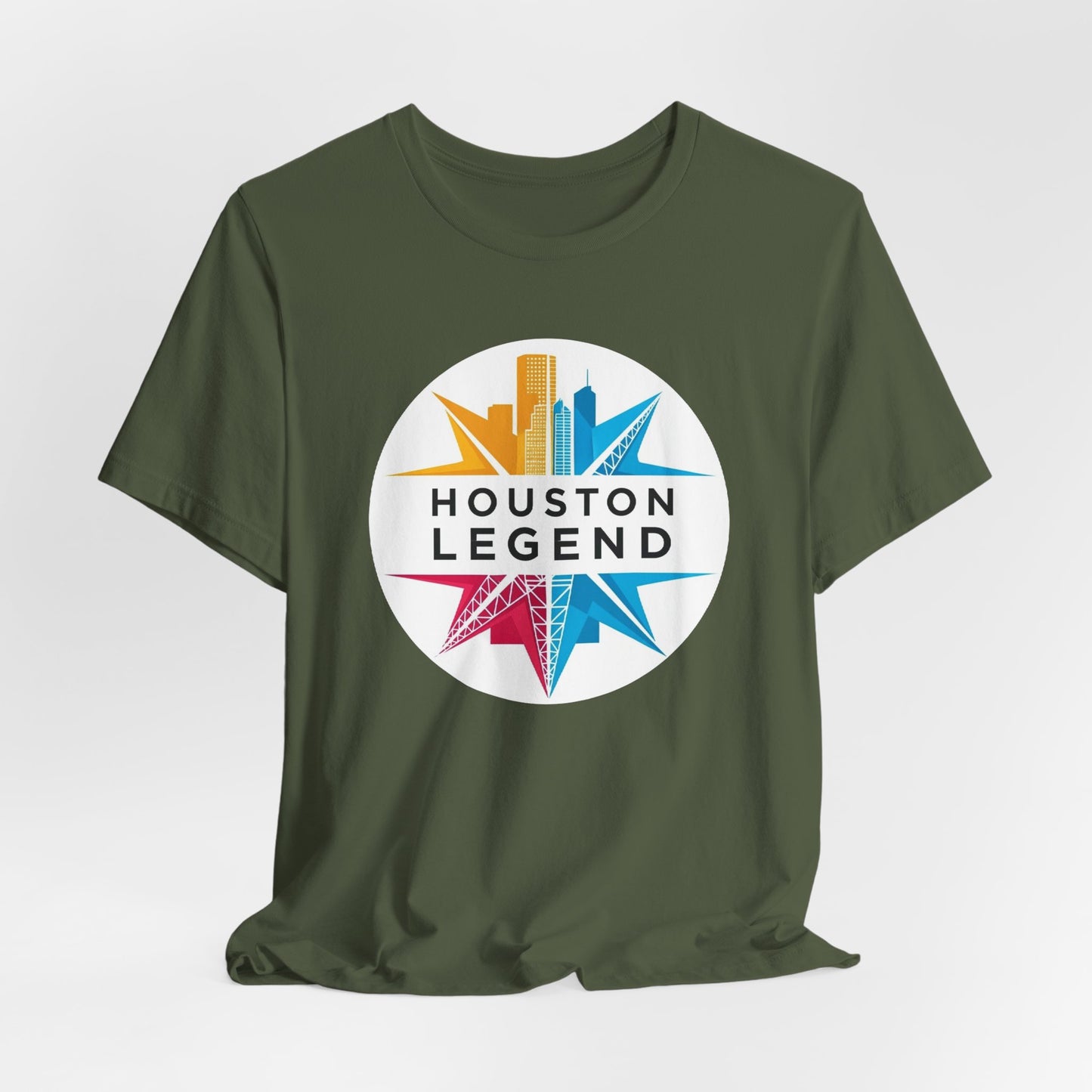 Houston Legend Short Sleeve Tee, Unisex T-Shirt, Houston Souvenir, Urban Fashion, Casual Wear, Gift for Houston Lovers