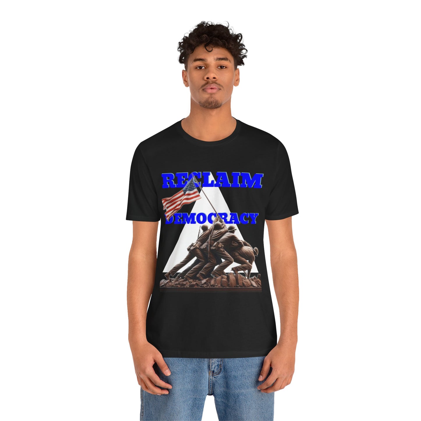 Reclaim Democracy Unisex Jersey Tee - Soft Cotton Activist Shirt - Protest Wear - Schmartypants