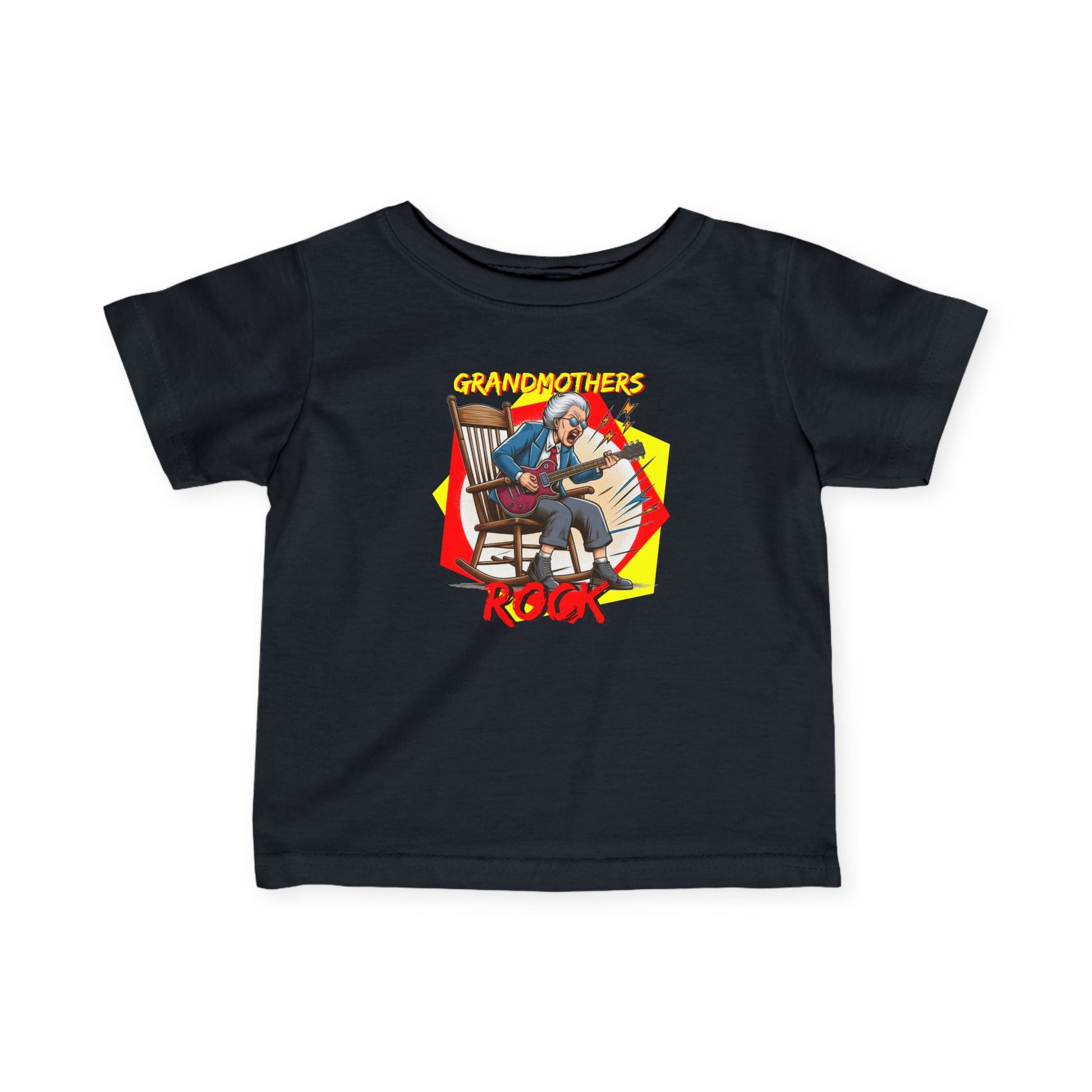 'Grandmothers Rock' Infant Tee - Funny Shirt that Appreciates the Grandmother in Our Lives - Schmartypants