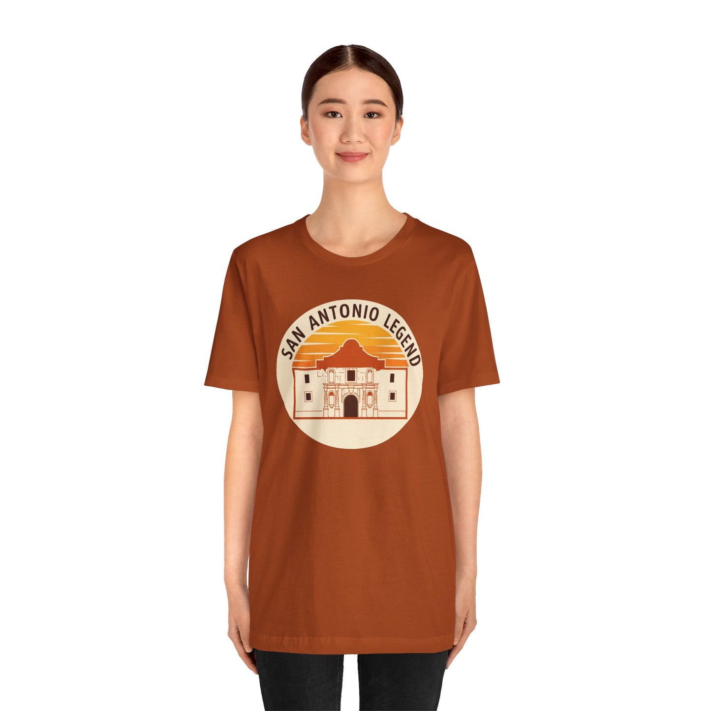 San Antonio Legend Tee, Vintage Style T-Shirt, Casual Wear, Souvenir Gift for Travelers, Summer Outing