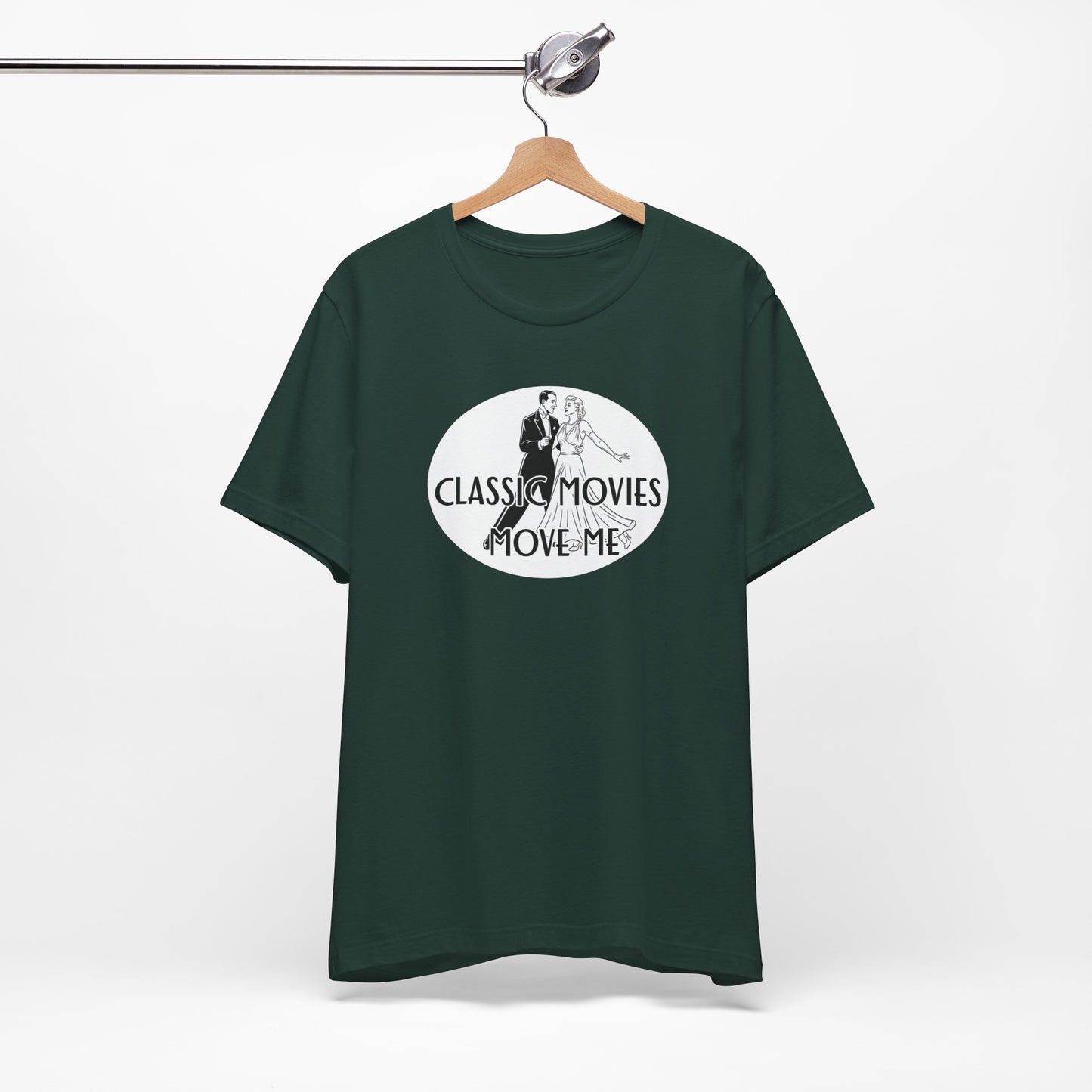 Classic Movies Move Me Unisex Tee - Retro Film Lover's Shirt, Movie Night Apparel, Gift for Film Buffs, Vintage Cinema Fan Tee