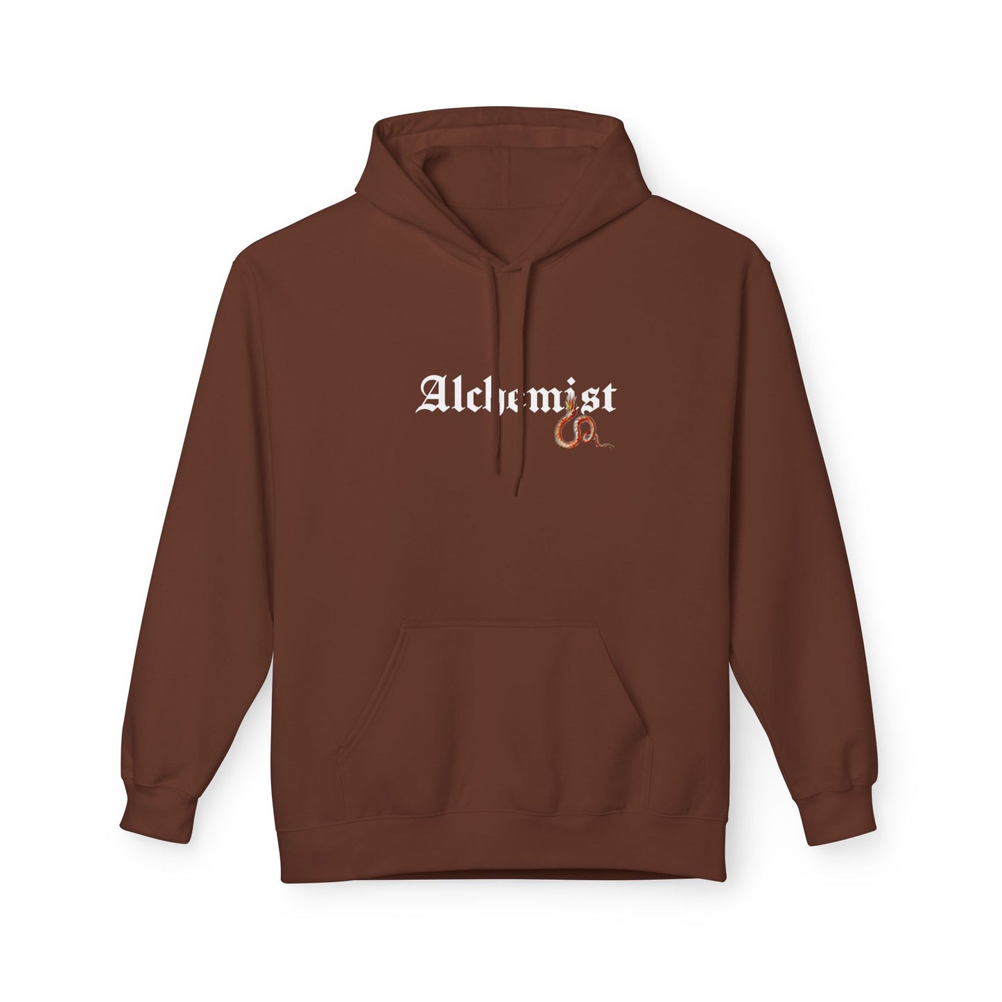 Fantasy Dragon Alchemist Hoodie, Cozy Unisex Pullover, Ideal for Gift, Casual Wear, Magical Conjurer, Ancient Alchemy Design