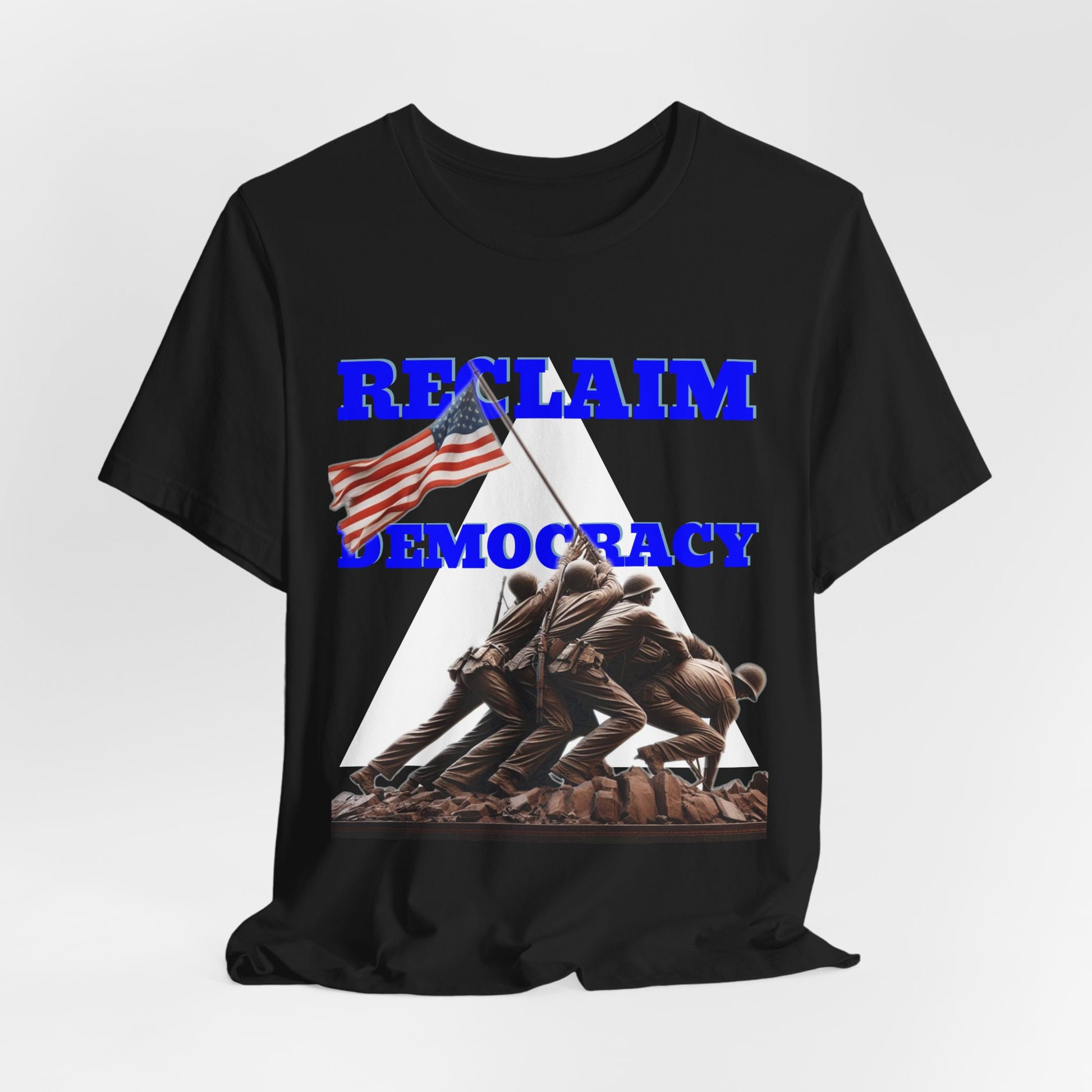 Reclaim Democracy Unisex Jersey Tee - Soft Cotton Activist Shirt - Protest Wear - Schmartypants