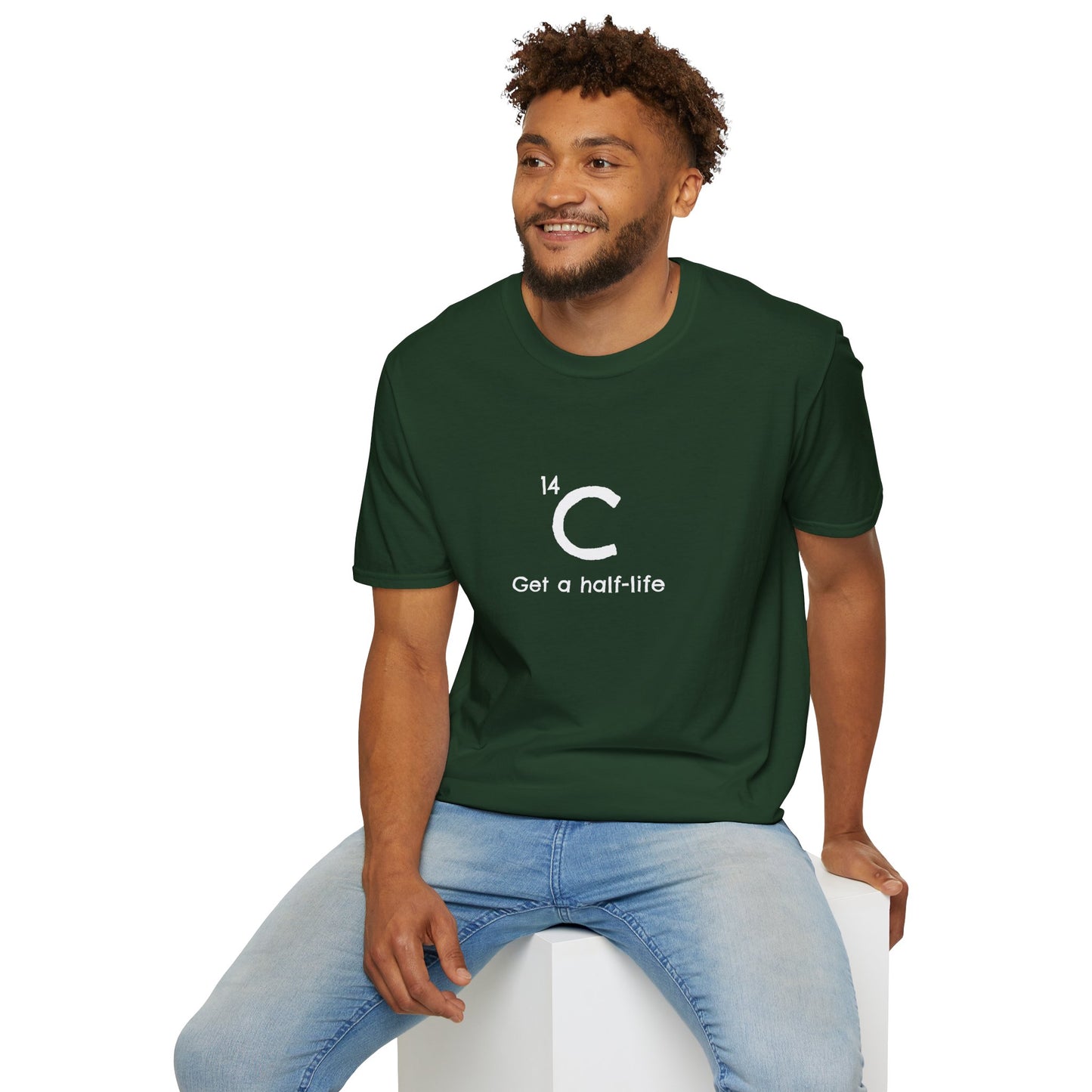 Carbon-14 'Get a Half-Life' Unisex T-Shirt - Science Gift for Archeologists, Students, and Teachers