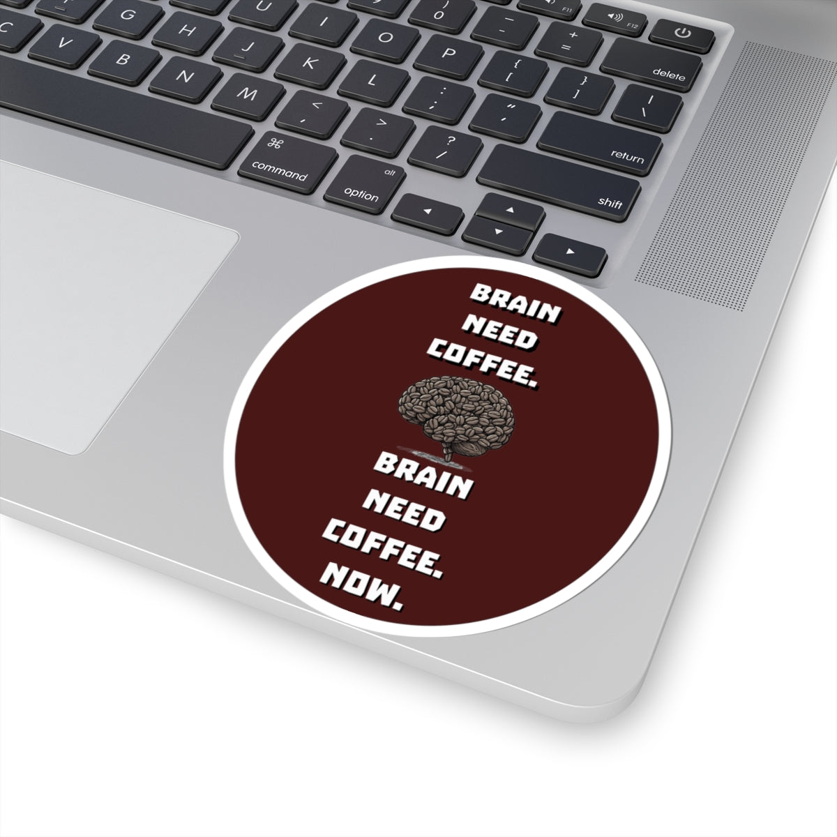 Funny Coffee Lovers Kiss-Cut Sticker - Schmartypants