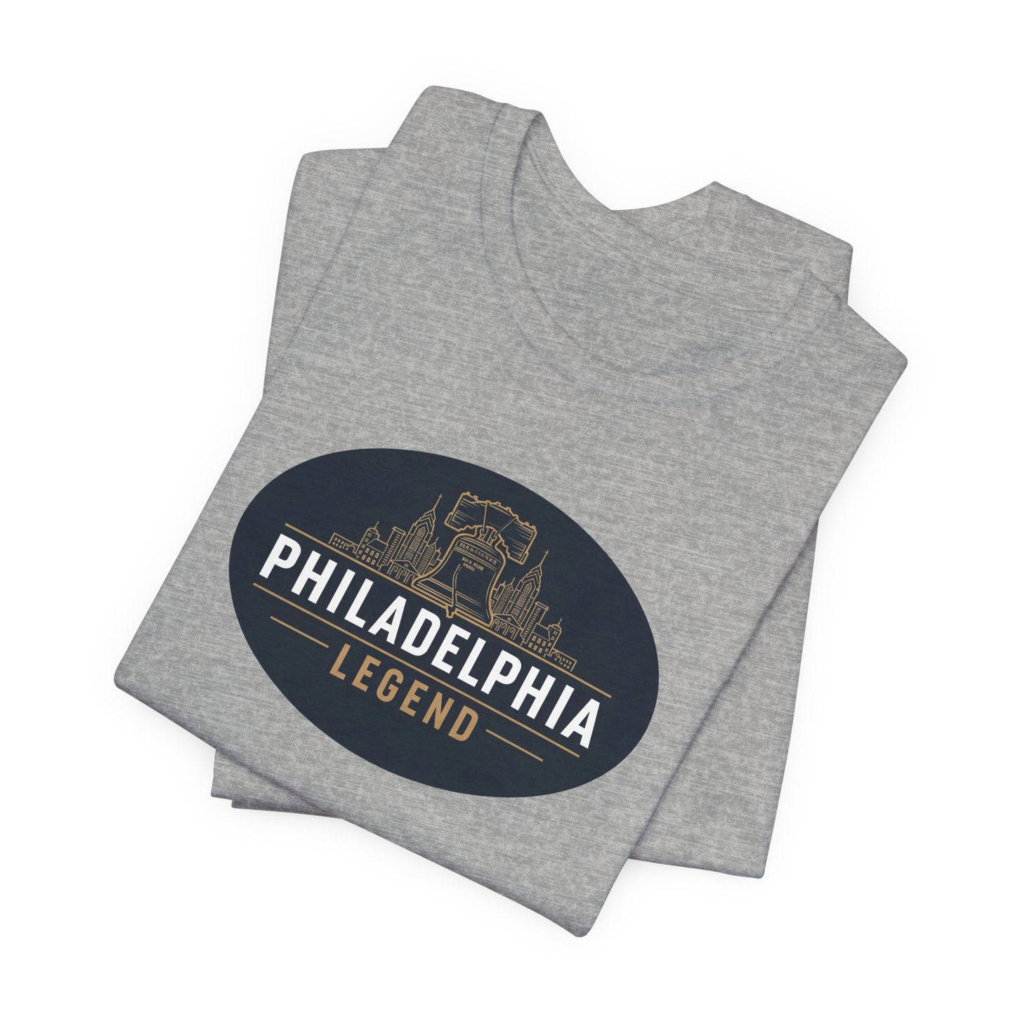 Philadelphia Legend Unisex Jersey Short Sleeve Tee | Casual Fashion, Gift for Sports Fans, Birthday Present, Summer Wear, Philly Souvenir Tee