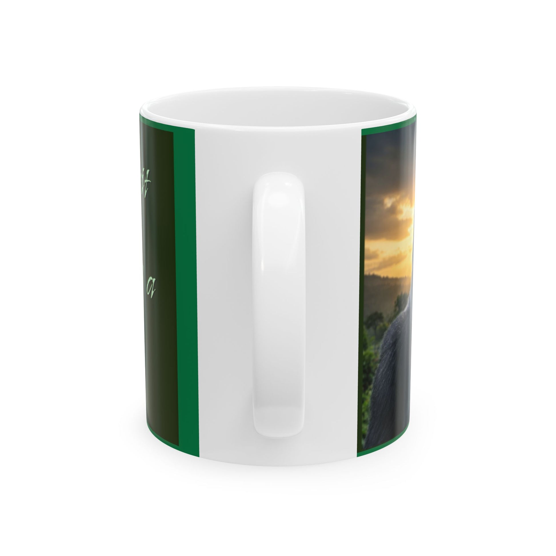 'My Spirit Animal is a Gorilla' Ceramic Mug - Wildlife Lover Gift (11oz, 15oz) - Schmartypants
