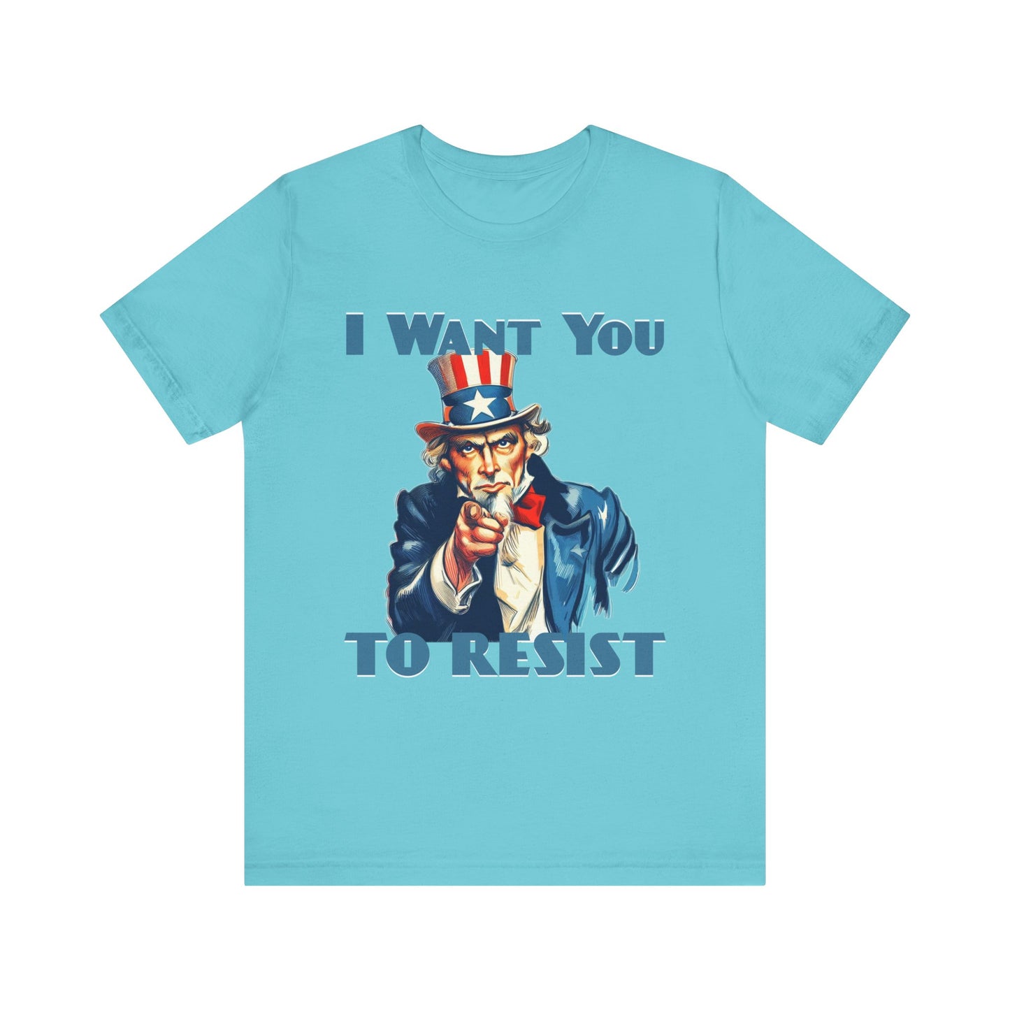 Vintage Uncle Sam 'I Want You to Resist' Unisex Tee - Protest Wear - Clever Resist Tee - Schmartypants