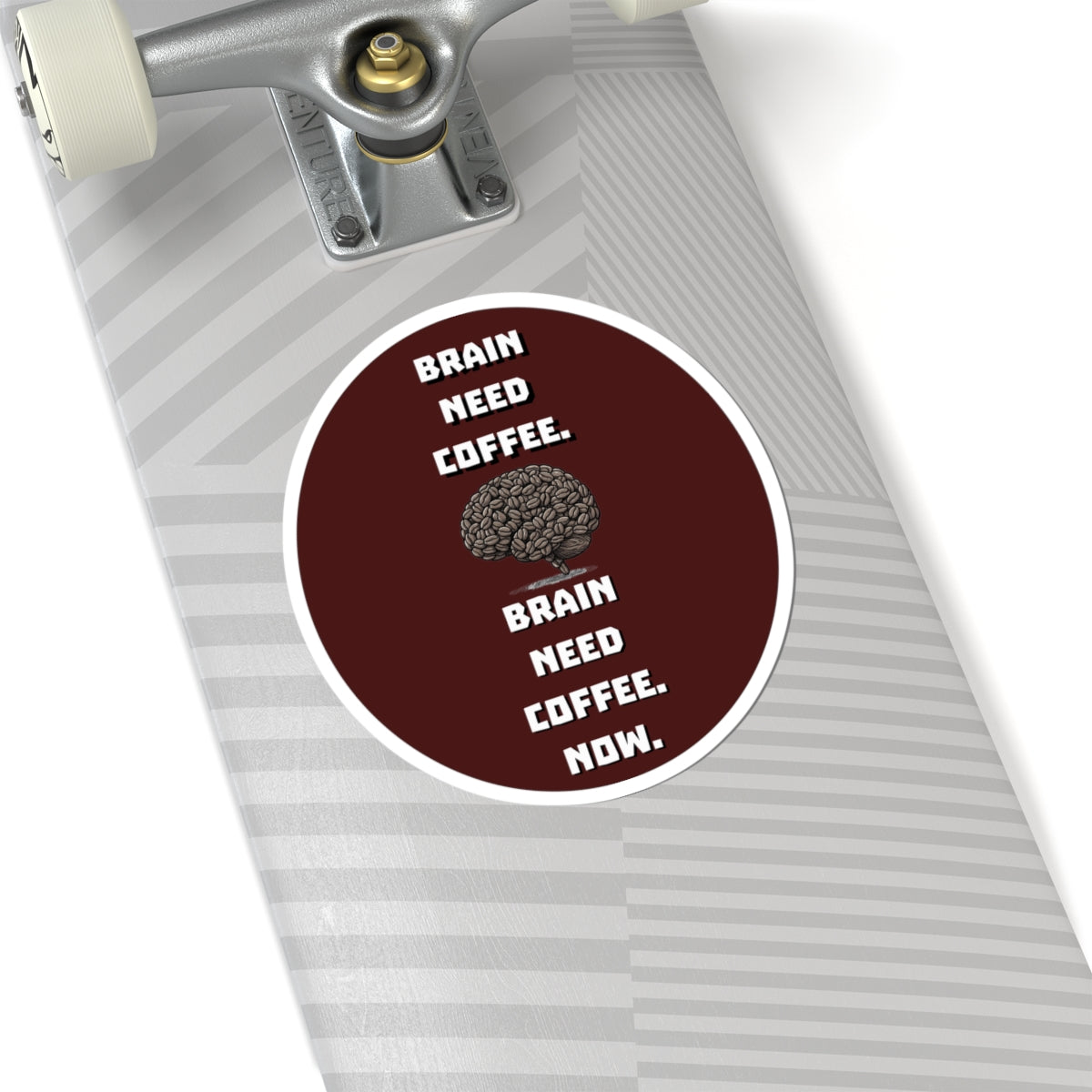 Funny Coffee Lovers Kiss-Cut Sticker - Schmartypants