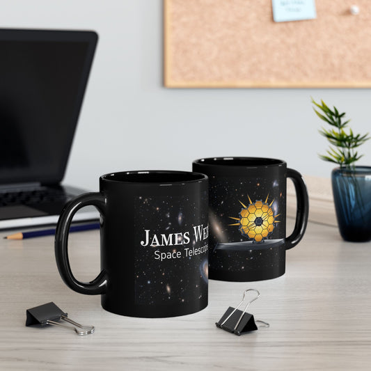 Astronomy Mug James Webb Space Telescope Design, Space Lover Coffee Cup, Gift for Stargazers, Galaxy Drinkware, Science Enthusiast Mug