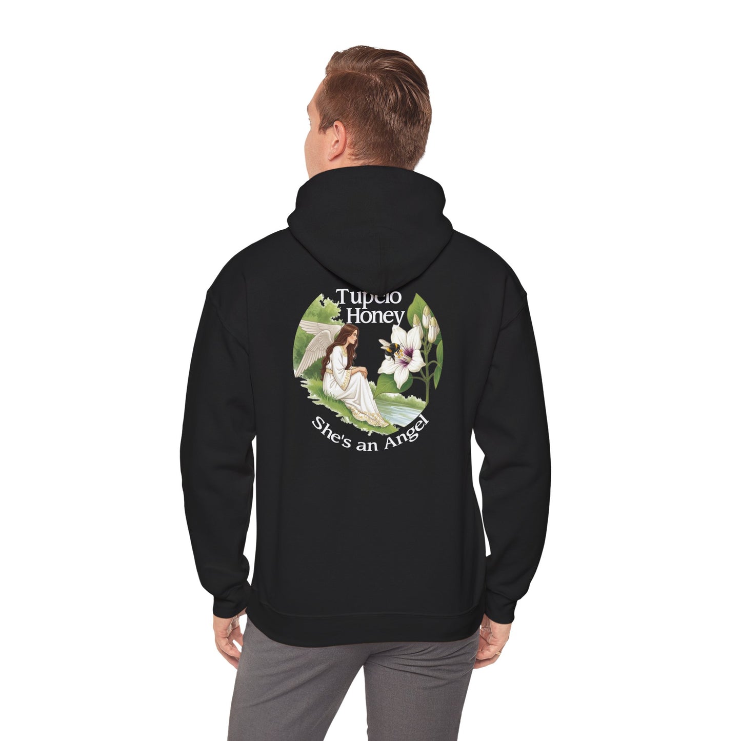 Tupelo Honey Hoodie, Van Morrison Inspired Sweatshirt, Angel River Concert Wear, Classic Rock Fan Gift, Unisex Heavy Blend Hooded Sweater