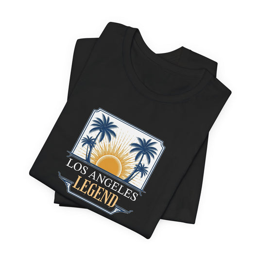 Los Angeles Legend Tee, Unisex Short Sleeve Shirt, California Pride, Summer Vibe, Travel Gift, Casual Wear, L.A. Souvenir Tee