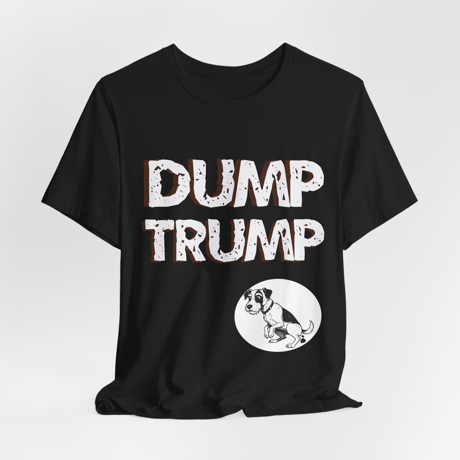 Funny Protest Unisex Jersey Tee - "Dump Trump" Graphic - Activist Wear - Schmartypants