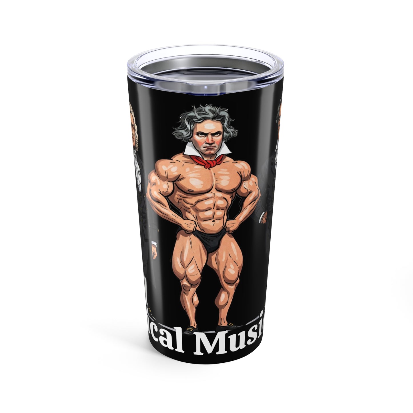 20oz 'Classical Musical Buff' Tumbler | Funny, Unique Gift for Beethoven Lovers, Composers - Schmartypants