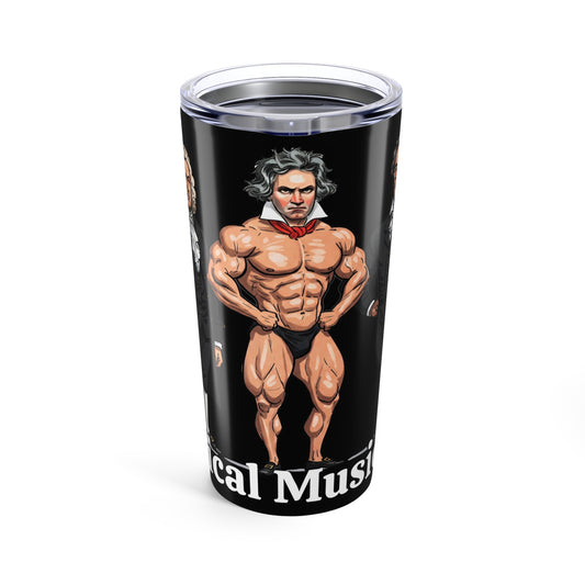 20oz 'Classical Musical Buff' Tumbler | Funny, Unique Gift for Beethoven Lovers, Composers - Schmartypants