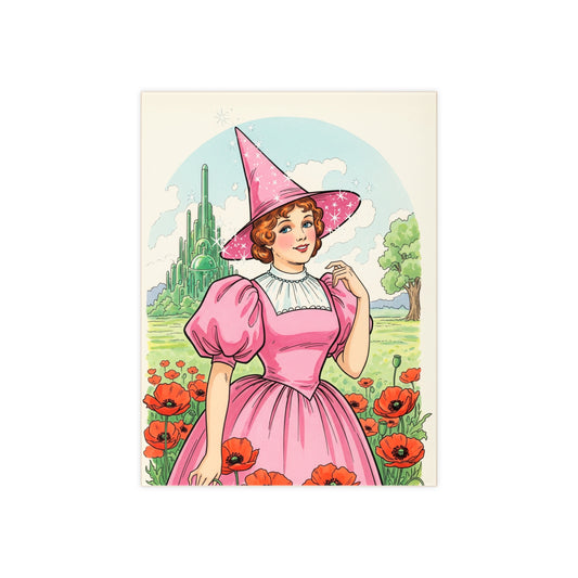Ceramic Tile, Wizard of Oz Glinda the Good Witch Illustration, Nursery Decor, Baby Shower Gift, Personalizable Home Accent
