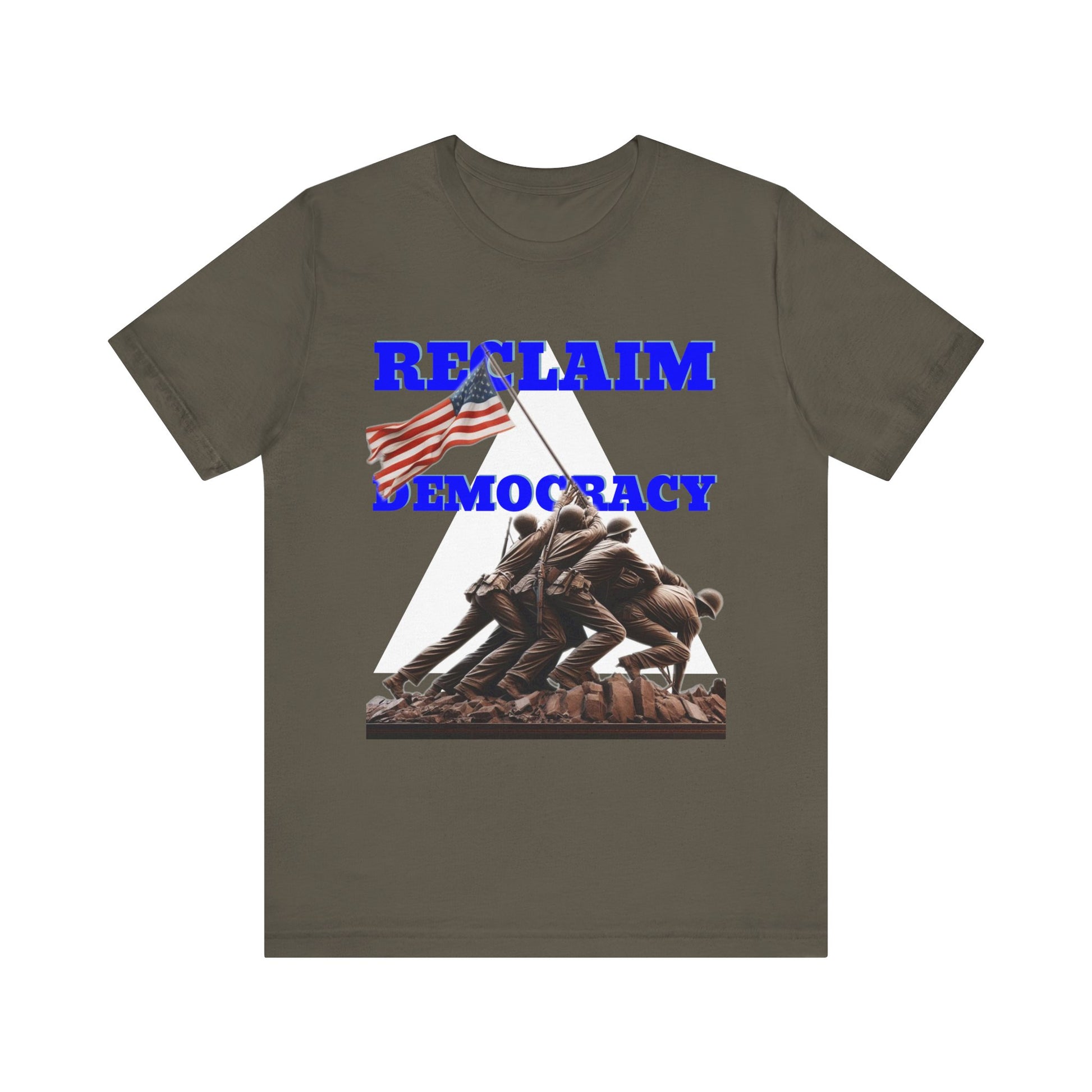Reclaim Democracy Unisex Jersey Tee - Soft Cotton Activist Shirt - Protest Wear - Schmartypants