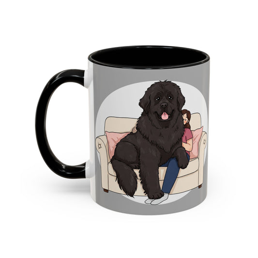 Funny Newfoundland Lap Dog Coffee Mug - Perfect Gift for Dog Lovers, Pet Parents, Cozy Home Decor, Caffeine Fix, Unique Gift Idea - Schmartypants