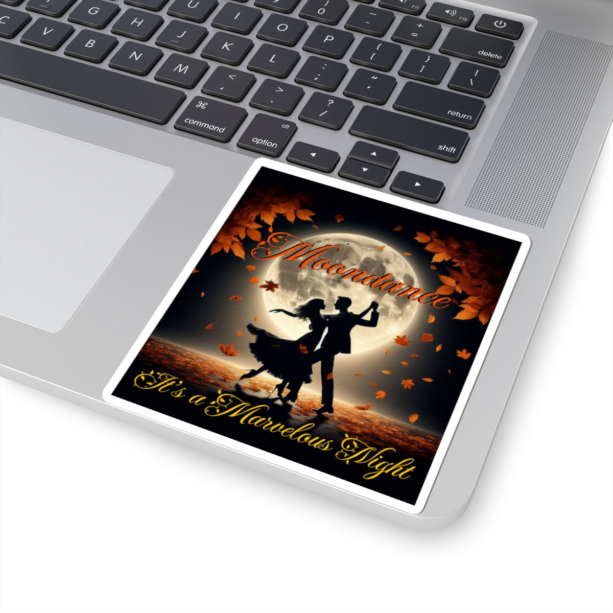 Moondance Kiss-Cut Stickers - Celebrate the Marvelous Night - Van Morrison and Music Fans - Schmartypants