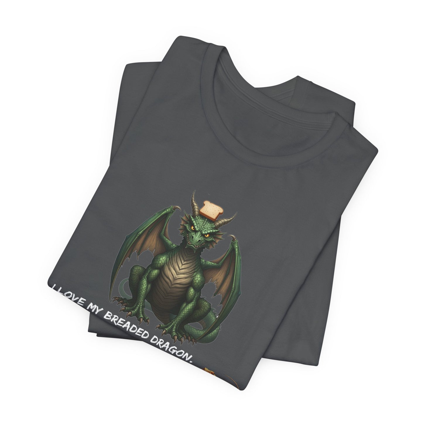 Funny Bearded Dragon Typo Unisex Tee, I Love Breaded Dragons Sorry Typo, Bearded Dragon Shirt, Pet Owner Gift, Reptile Lover Shirt, Dragon