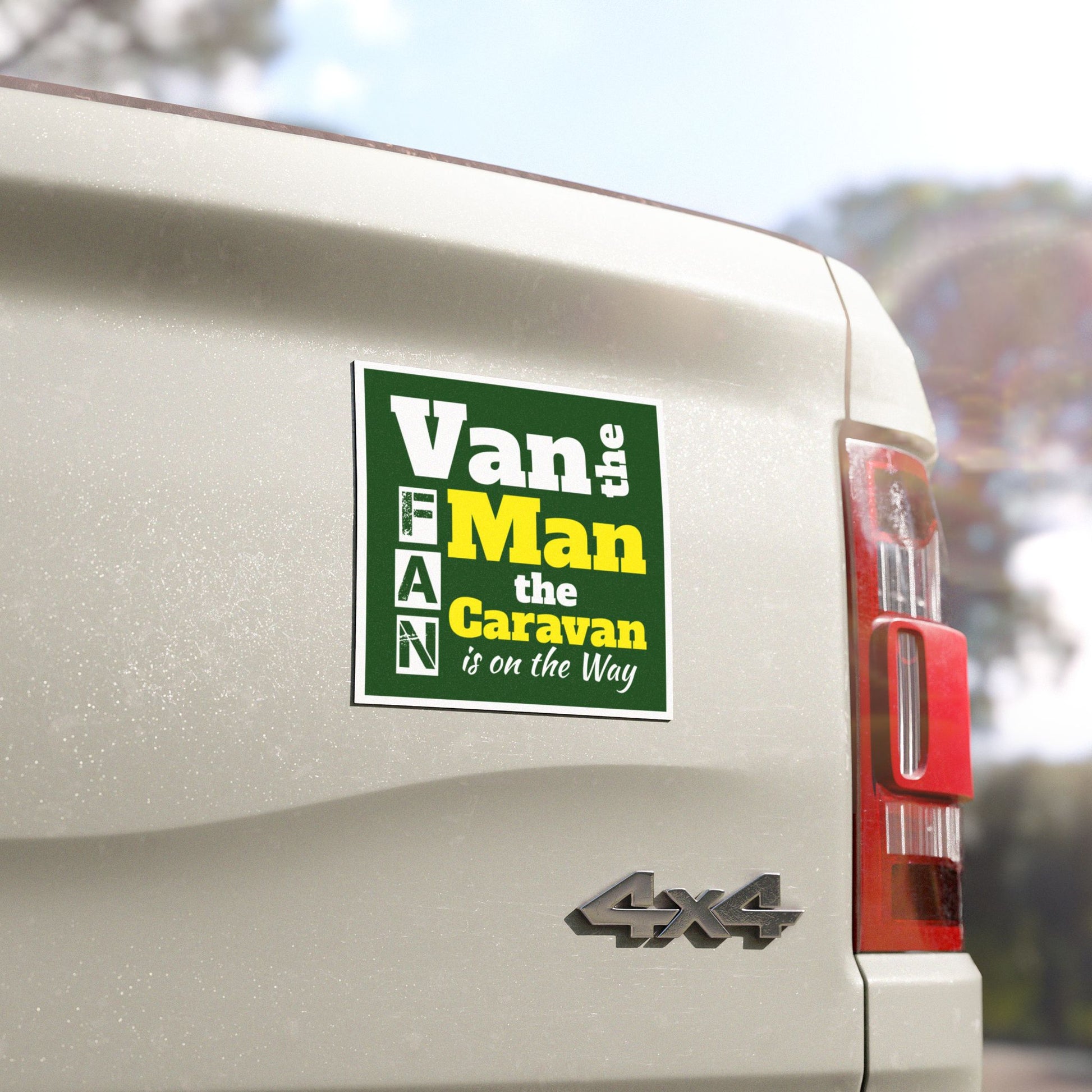Fun Van Fan Car Magnet - Perfect for Van Morrison Lovers - Schmartypants