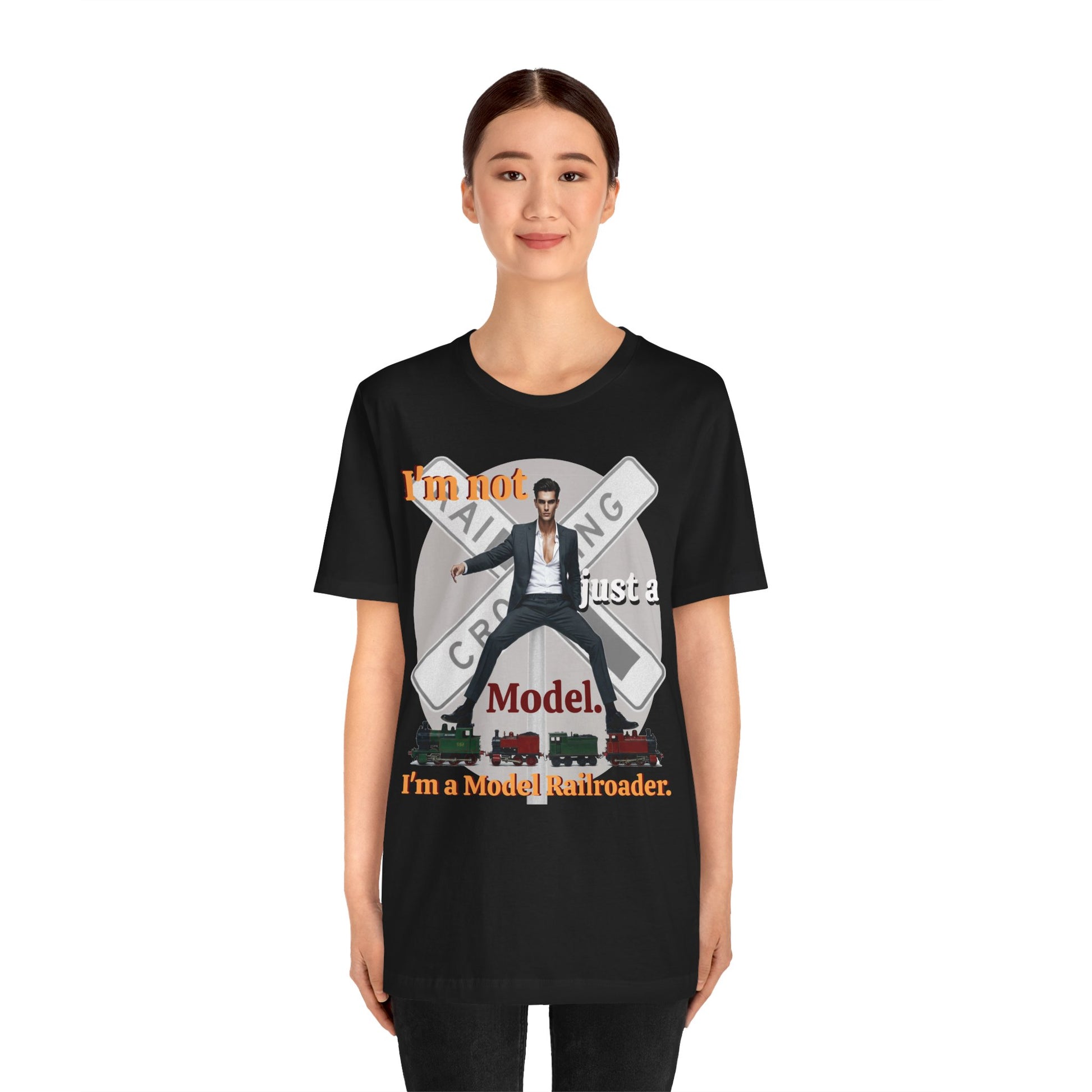 Funny Model Railroader Tee - Perfect Gift for Train Enthusiasts - Schmartypants