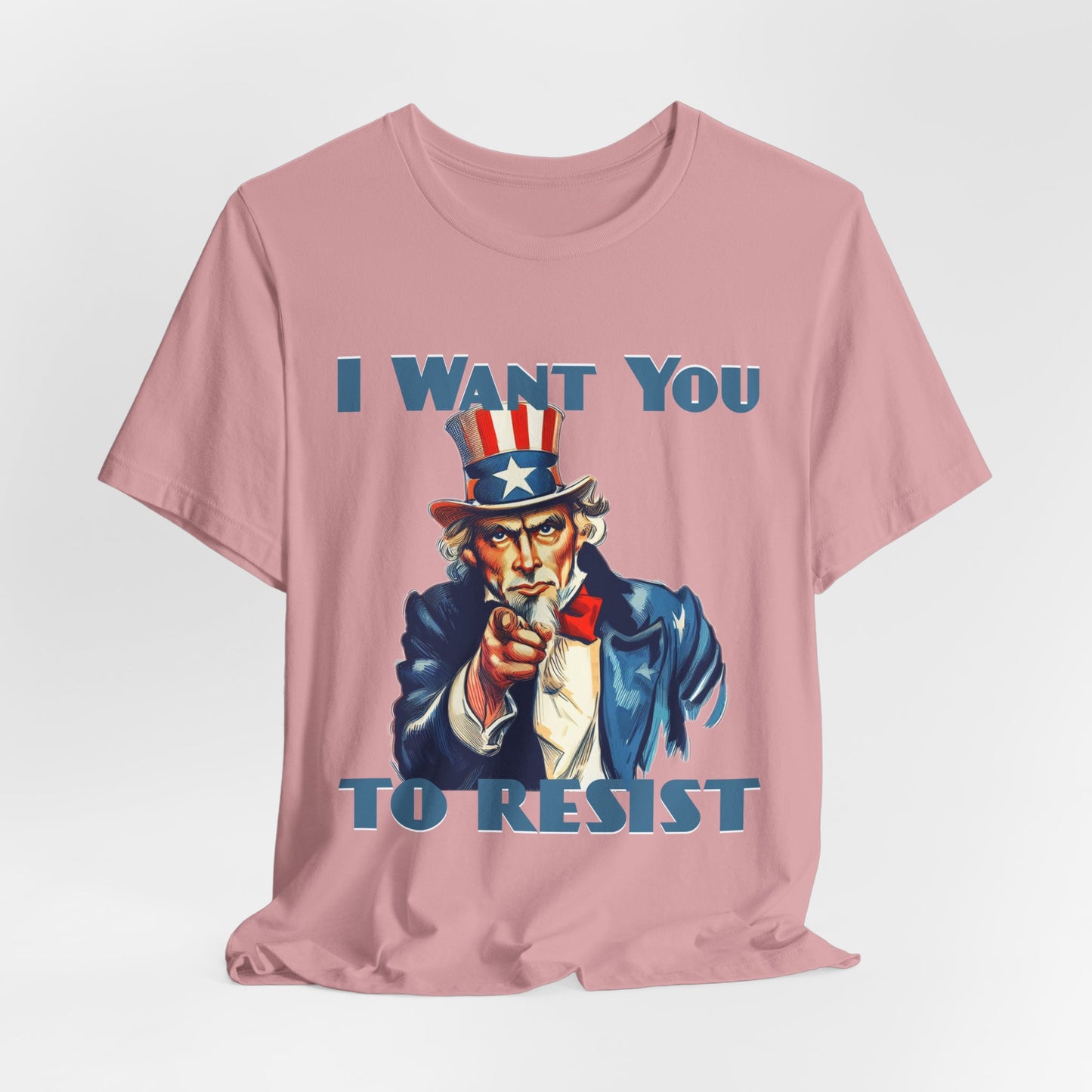Vintage Uncle Sam 'I Want You to Resist' Unisex Tee - Protest Wear - Clever Resist Tee - Schmartypants