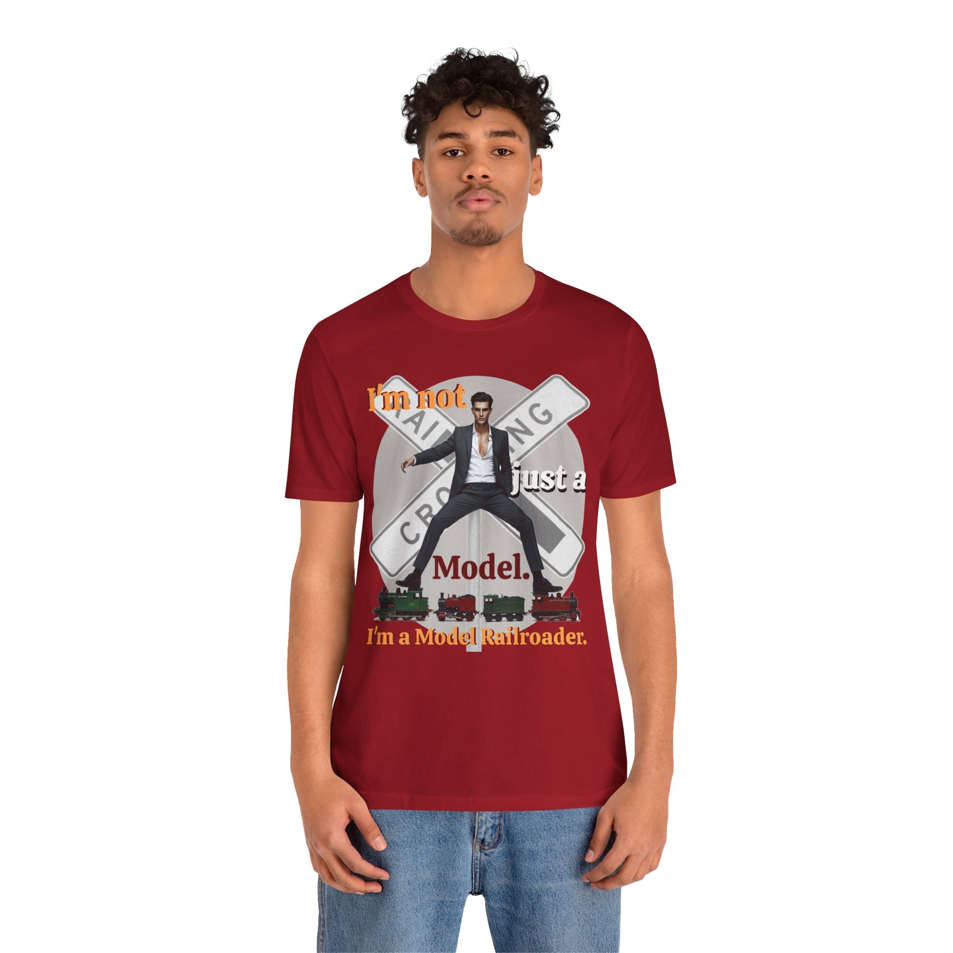 Funny Model Railroader Tee - Perfect Gift for Train Enthusiasts - Schmartypants