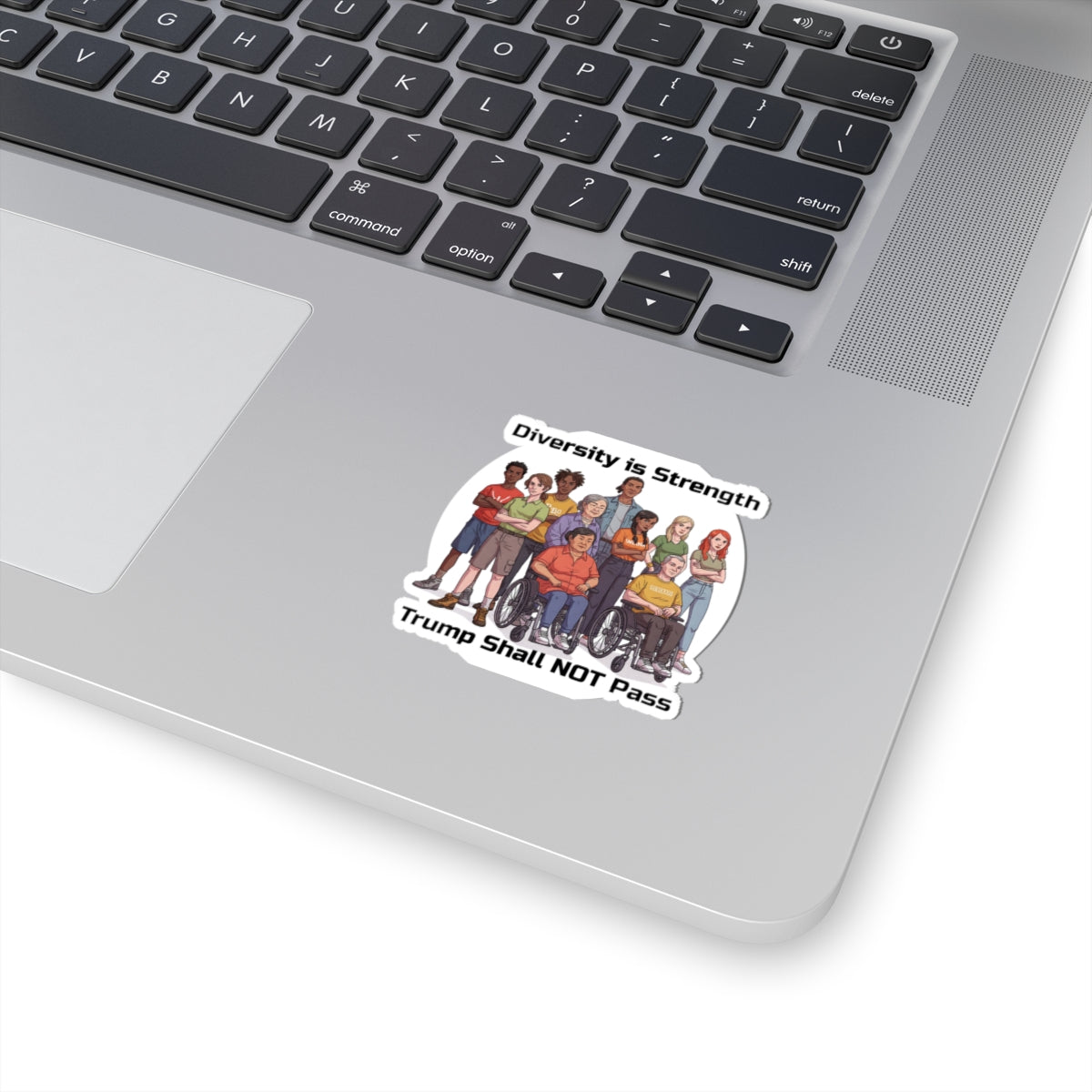 Diversity is Strength Kiss-Cut Stickers – Empowering Design for Activism and Awareness - Schmartypants