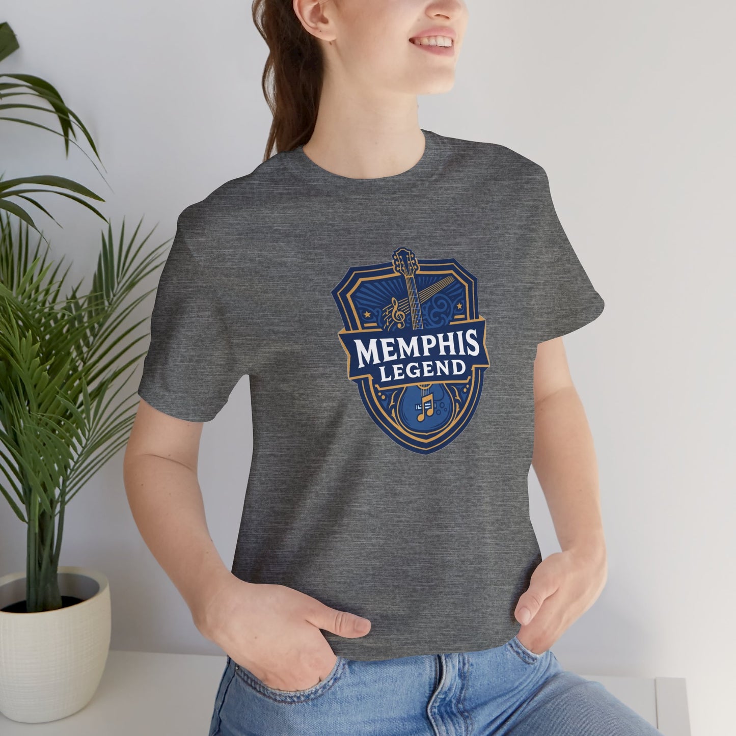 Memphis Legend Unisex Tee, Graphic Tee, Sports Fan Shirt, Casual Wear, Gift for Sports Lovers, Musicians, Memphis Souvenir T-Shirt