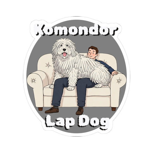 Komondor Lap Dog Stickers - Cute Pet Decor for Dog Lovers, Perfect for Laptops, Water Bottles, Journals, Gifts - Schmartypants