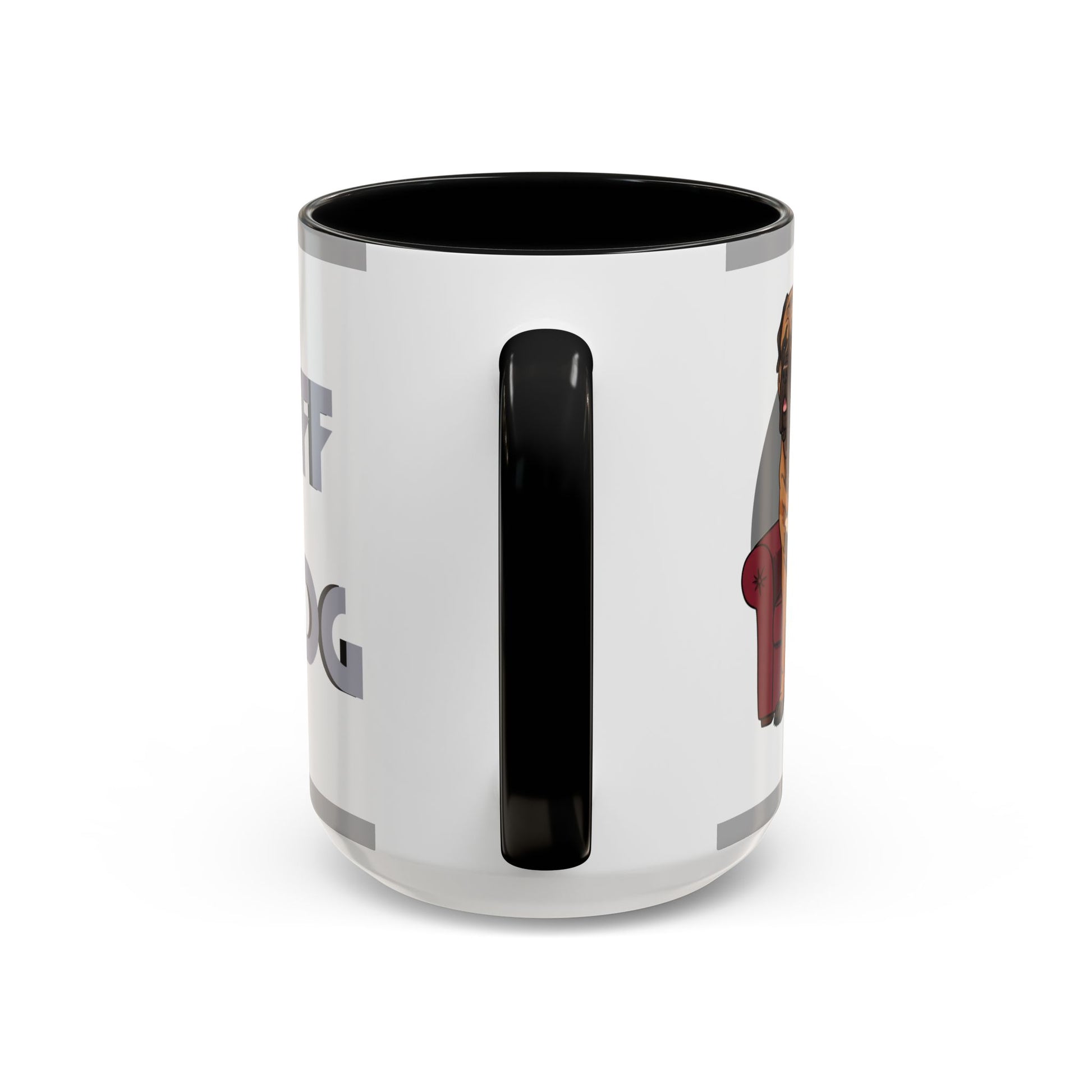 Mastiff Lap Dog Accent Coffee Mug - Perfect Funny Gift for Dog Lovers, Mastiff Breeders - Schmartypants