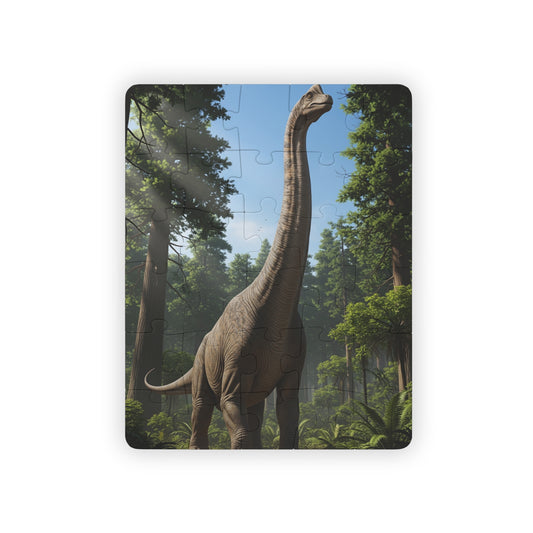 Brachiosaurus Jurassic Dinosaur Adventure Kids' Puzzle, 30-Piece, Fun Learning Game, Educational Toy, Dino-Themed Activity, Birthdays