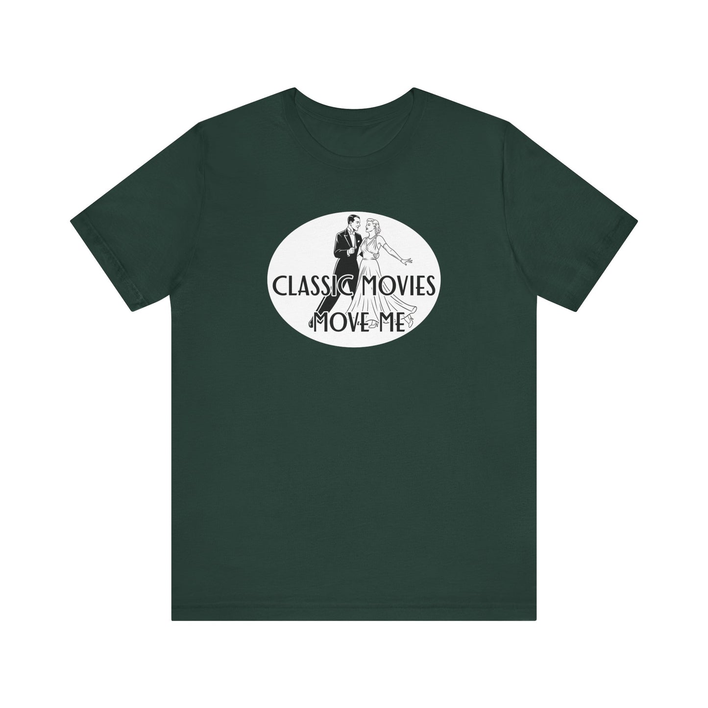 Classic Movies Move Me Unisex Tee - Retro Film Lover's Shirt, Movie Night Apparel, Gift for Film Buffs, Vintage Cinema Fan Tee