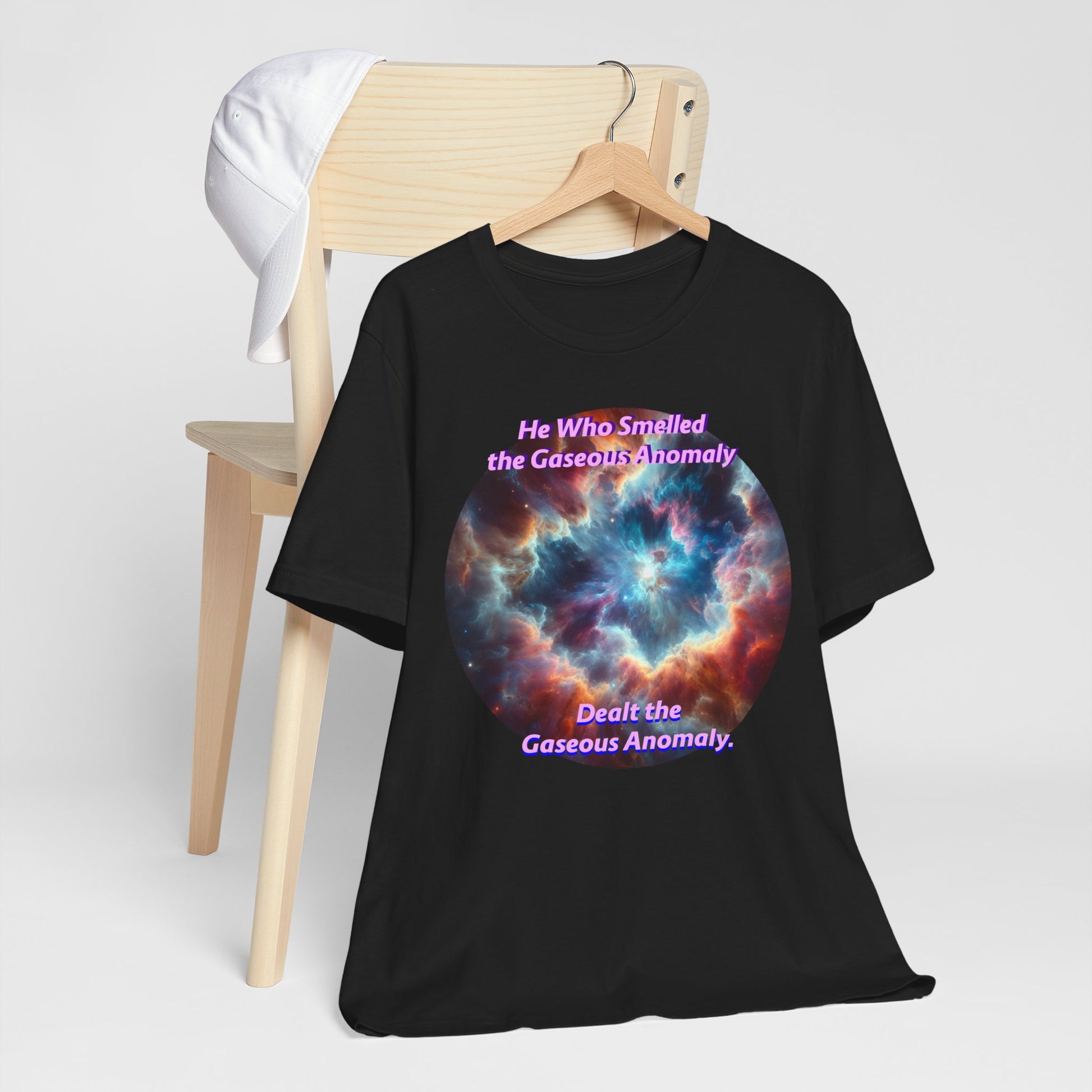 Hilarious Gaseous Anomaly Tee - Unisex Jersey Short Sleeve T-Shirt - Science Fiction Lovers - Star Trek Fans - Schmartypants
