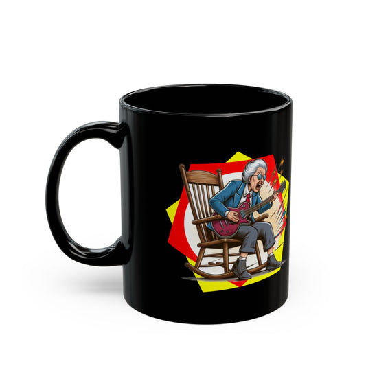 'Grandmothers Rock; Mug - Funny Black Coffee Cup for Proud Grandmas - Schmartypants