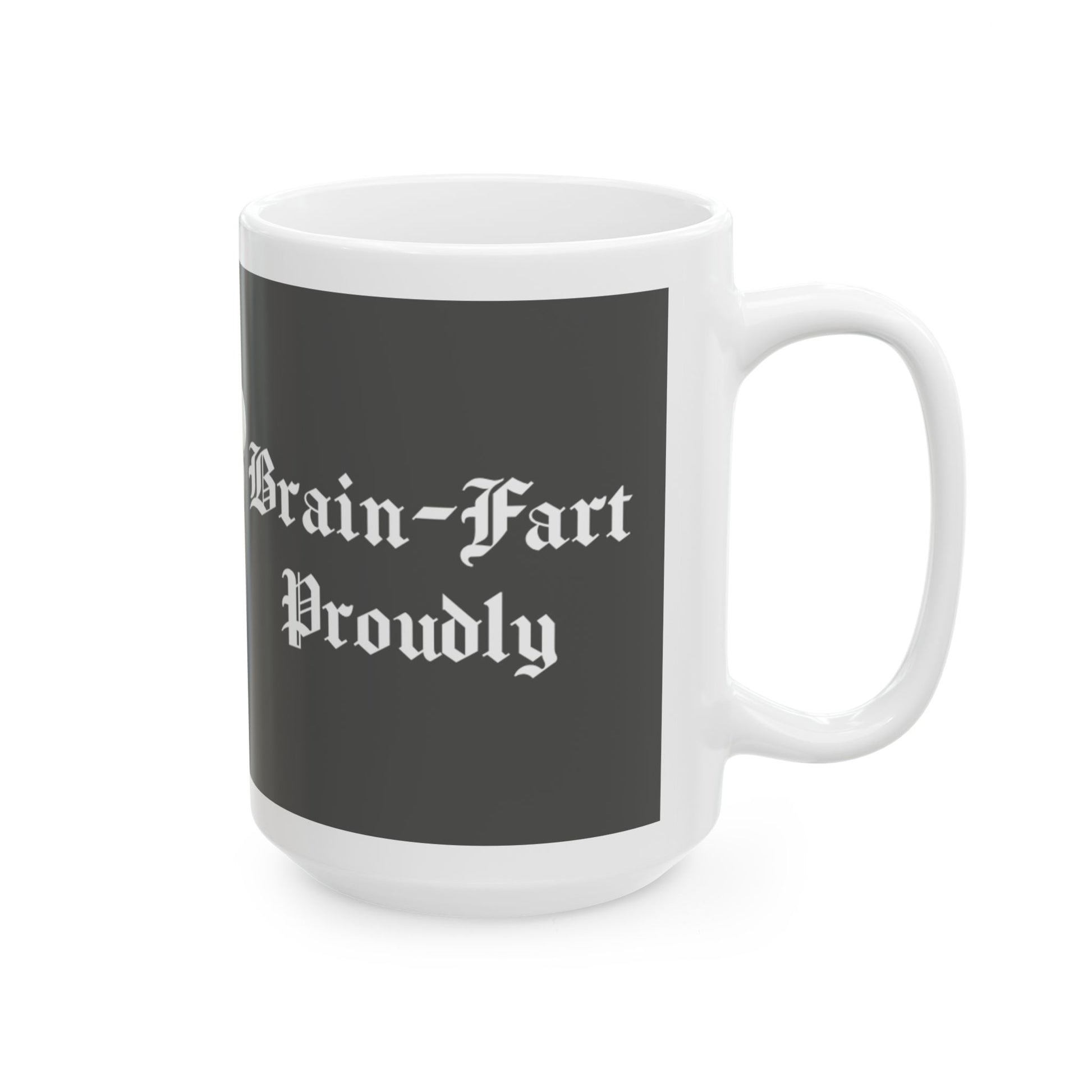 Funny Benjamin Franklin Ceramic Mug - Brainstorming Gift for Intellectuals - Schmartypants