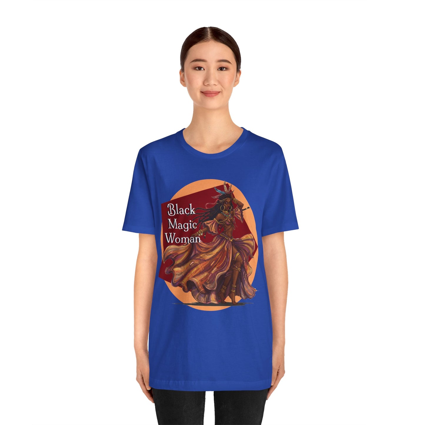 'Black Magic Woman' Tee, Witchy Apparel, Boho T-Shirt, Festival Outfit, Classic Rock Fans, Santana, Fleetwood Mac - Schmartypants