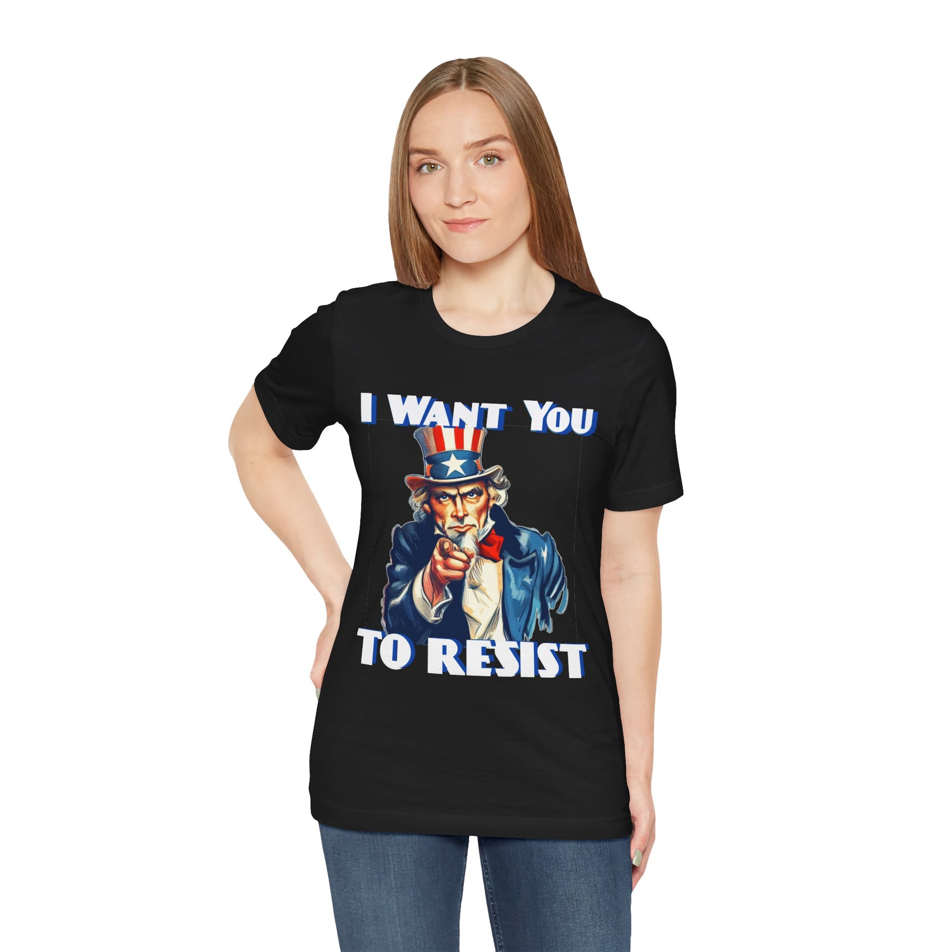 Vintage Uncle Sam 'I Want You to Resist' Unisex Tee - Protest Wear - Clever Resist Tee - Schmartypants