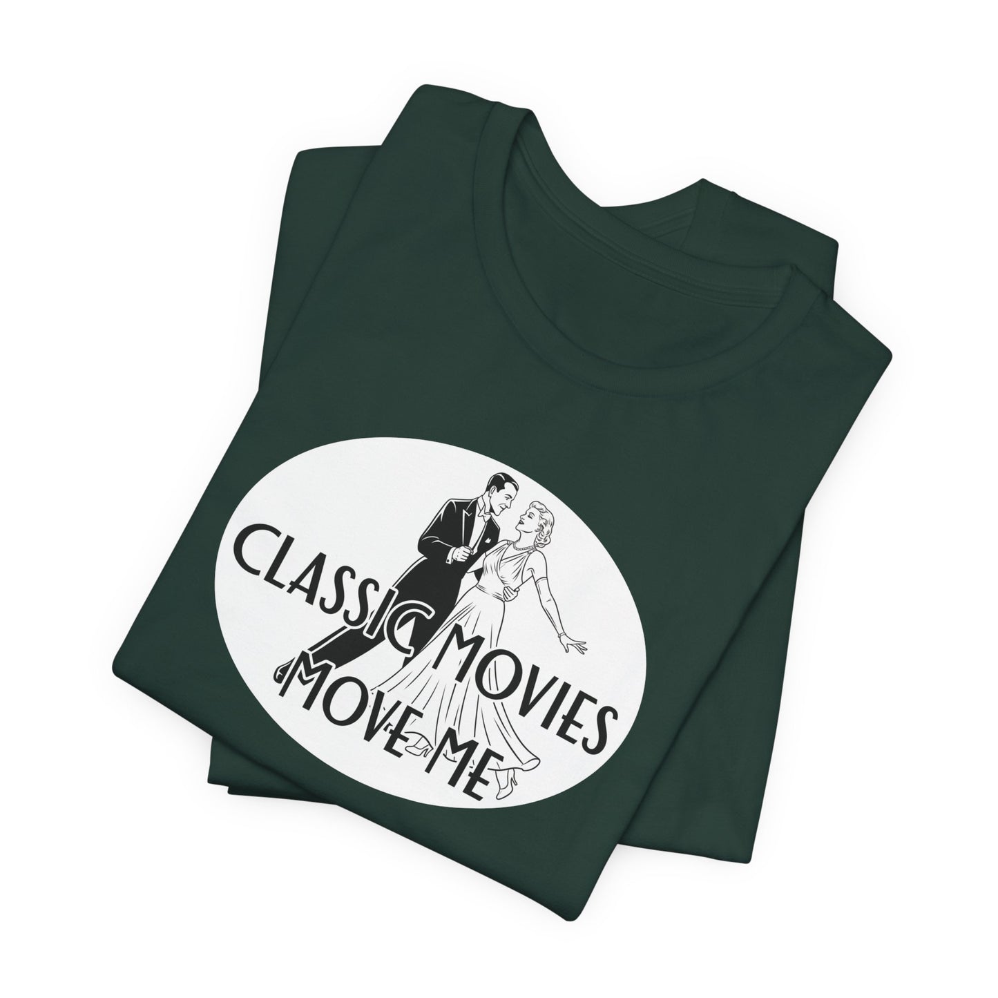 Classic Movies Move Me Unisex Tee - Retro Film Lover's Shirt, Movie Night Apparel, Gift for Film Buffs, Vintage Cinema Fan Tee