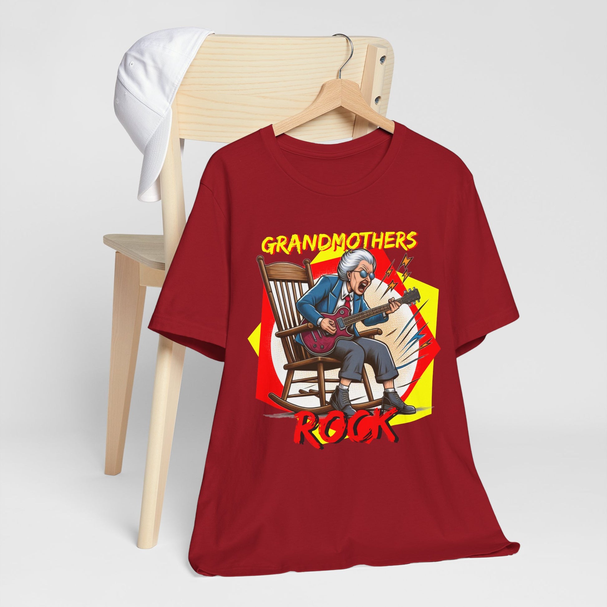 'Grandmothers Rock' Unisex Jersey Short Sleeve Tee - Funny Gift to Show Love for the Special Grandmother in Your Life - Schmartypants