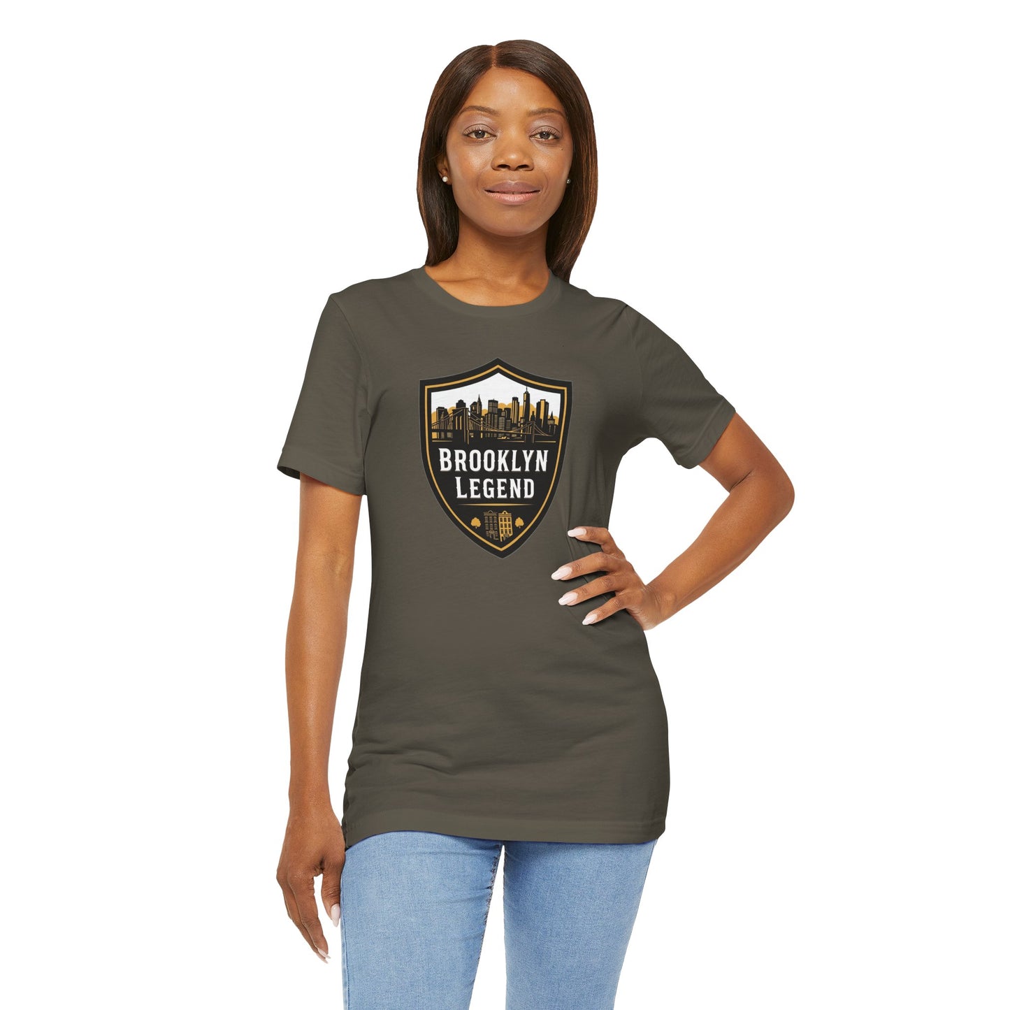 Brooklyn Legend T-Shirt | Unisex Graphic Tee for NYC Lovers, Casual Wear, Gift for Friends, Urban Fashion, Travel Souvenir Apparel