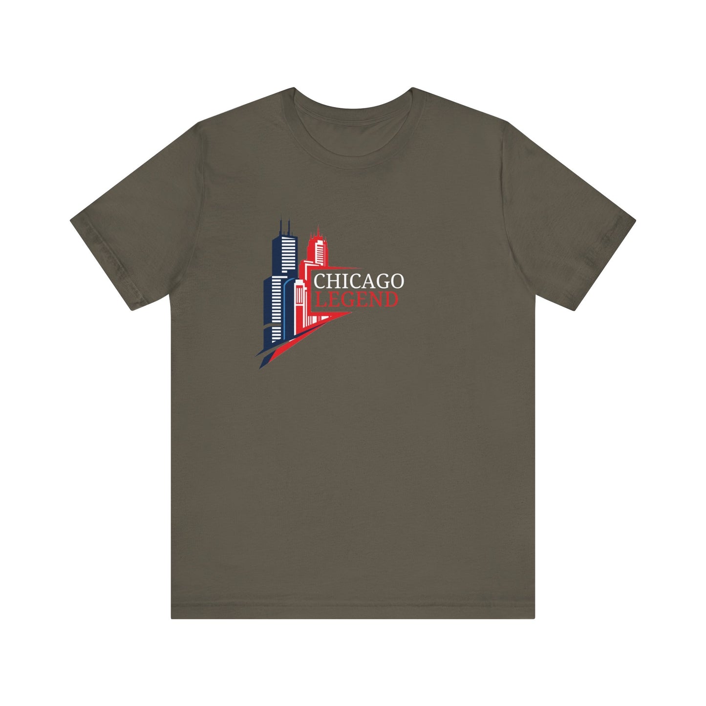 Classic Chicago Legend Graphic Unisex T-Shirt, Chicago Gift, City Pride Apparel, Urban Style Shirt, Travel Souvenir Tee