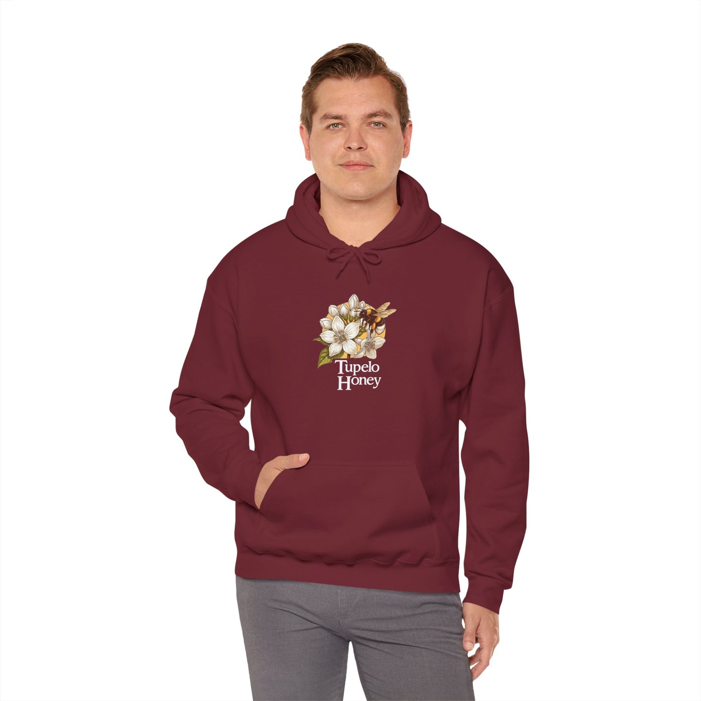 Tupelo Honey Hoodie, Van Morrison Inspired Sweatshirt, Angel River Concert Wear, Classic Rock Fan Gift, Unisex Heavy Blend Hooded Sweater