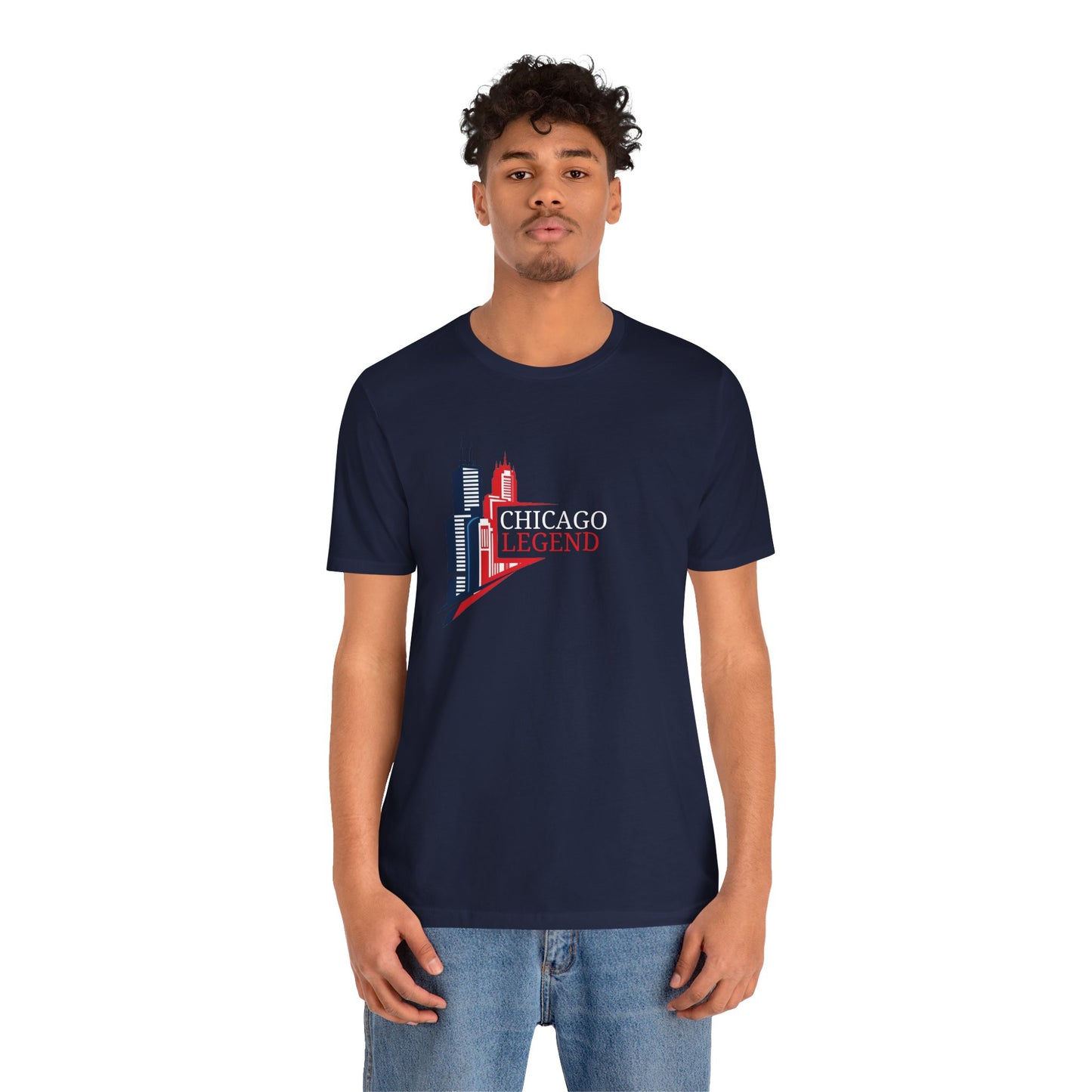 Classic Chicago Legend Graphic Unisex T-Shirt, Chicago Gift, City Pride Apparel, Urban Style Shirt, Travel Souvenir Tee