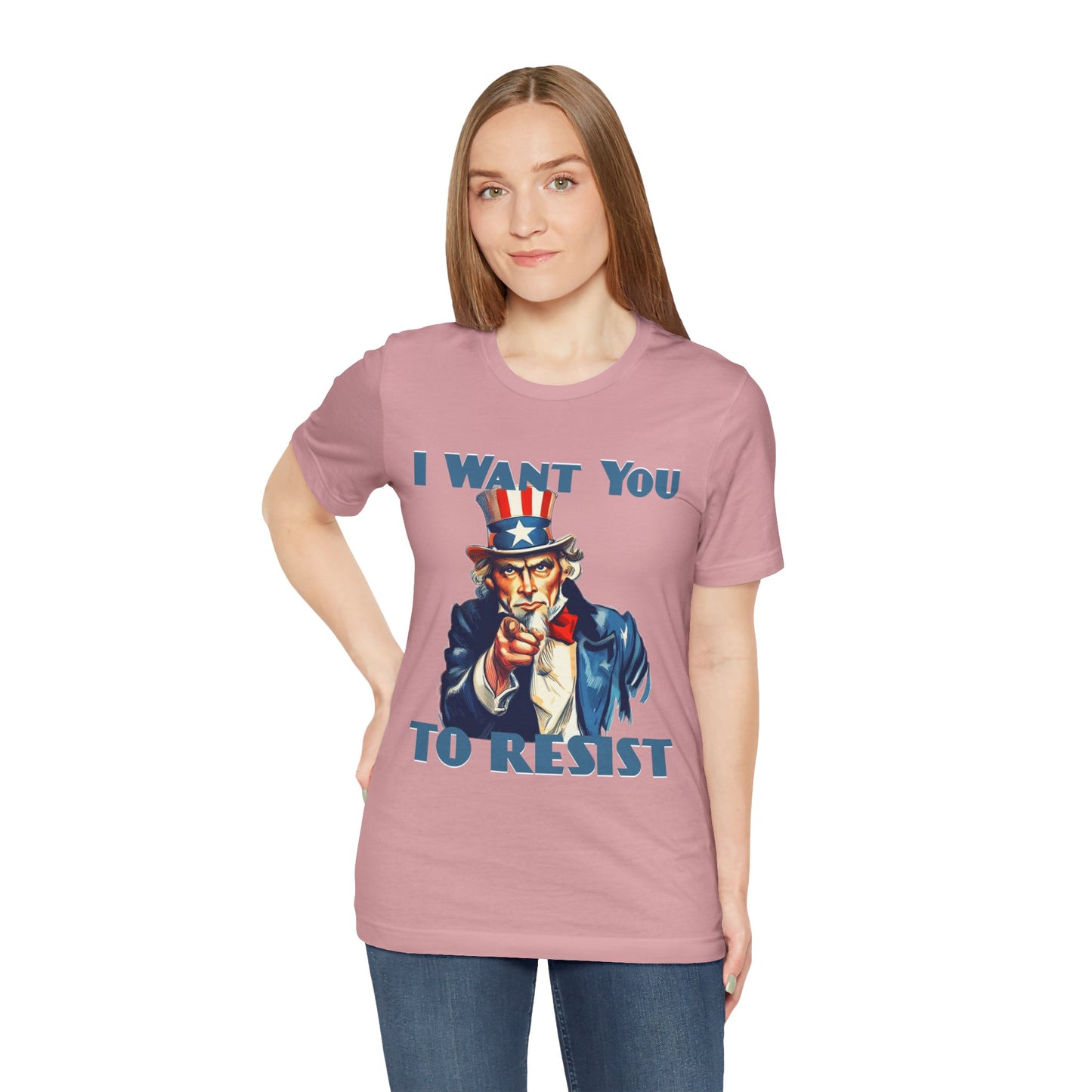 Vintage Uncle Sam 'I Want You to Resist' Unisex Tee - Protest Wear - Clever Resist Tee - Schmartypants