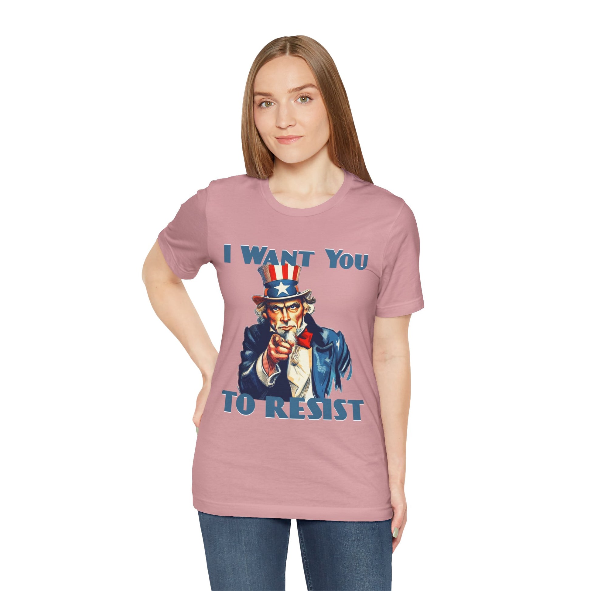 Vintage Uncle Sam 'I Want You to Resist' Unisex Tee - Protest Wear - Clever Resist Tee - Schmartypants