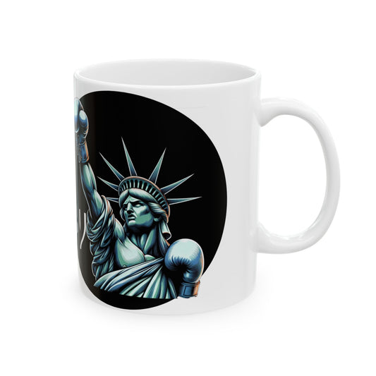 Defend Democracy Mug, Inspirational Coffee Cup, Civic Engagement Gift, Political Humor Mug, Activism Tea Cup - Schmartypants