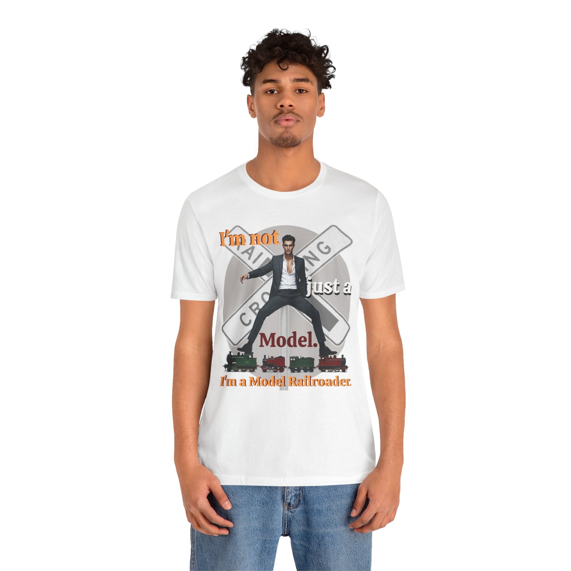 Funny Model Railroader Tee - Perfect Gift for Train Enthusiasts - Schmartypants