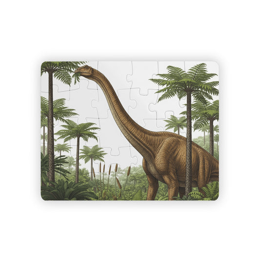 Apatosarus Dinosaur-Themed Kids' Puzzle, 30-Piece, Fun Learning Activity, Jurassic Era Toy for Birthdays Family Time, Educational Toy